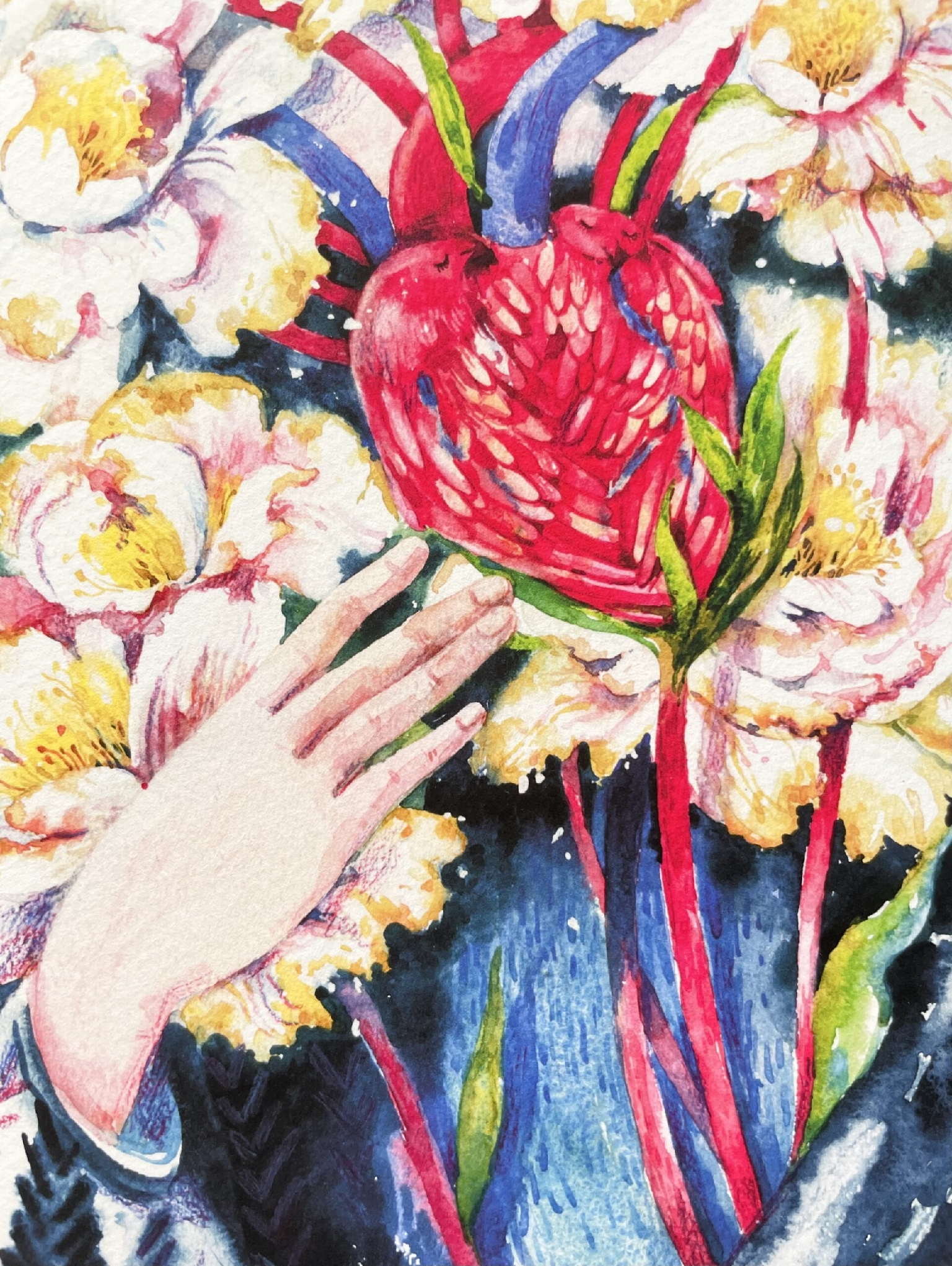 "Inima" | "Heart" ART PRINT A3