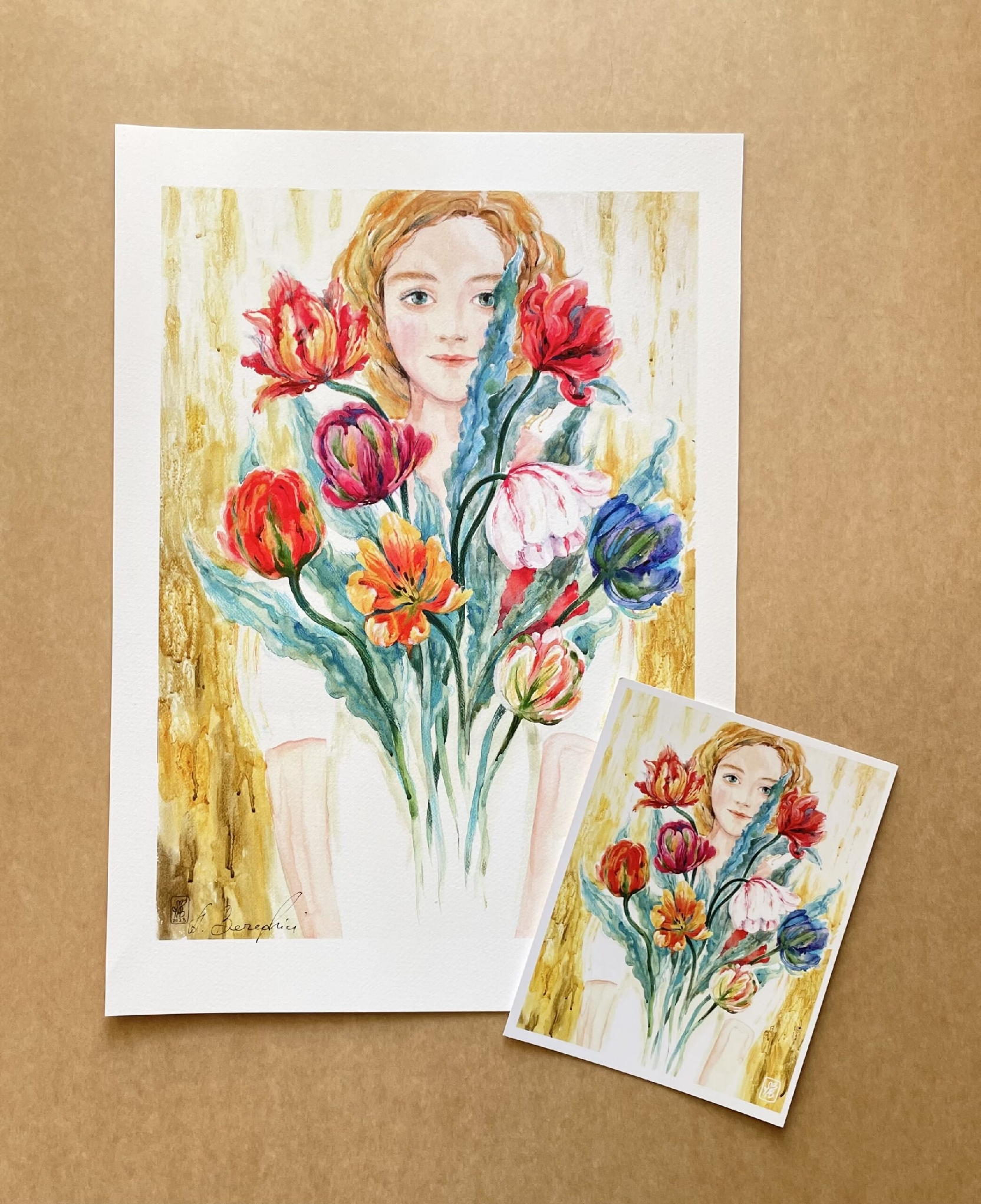 "Flora" ART PRINT A3