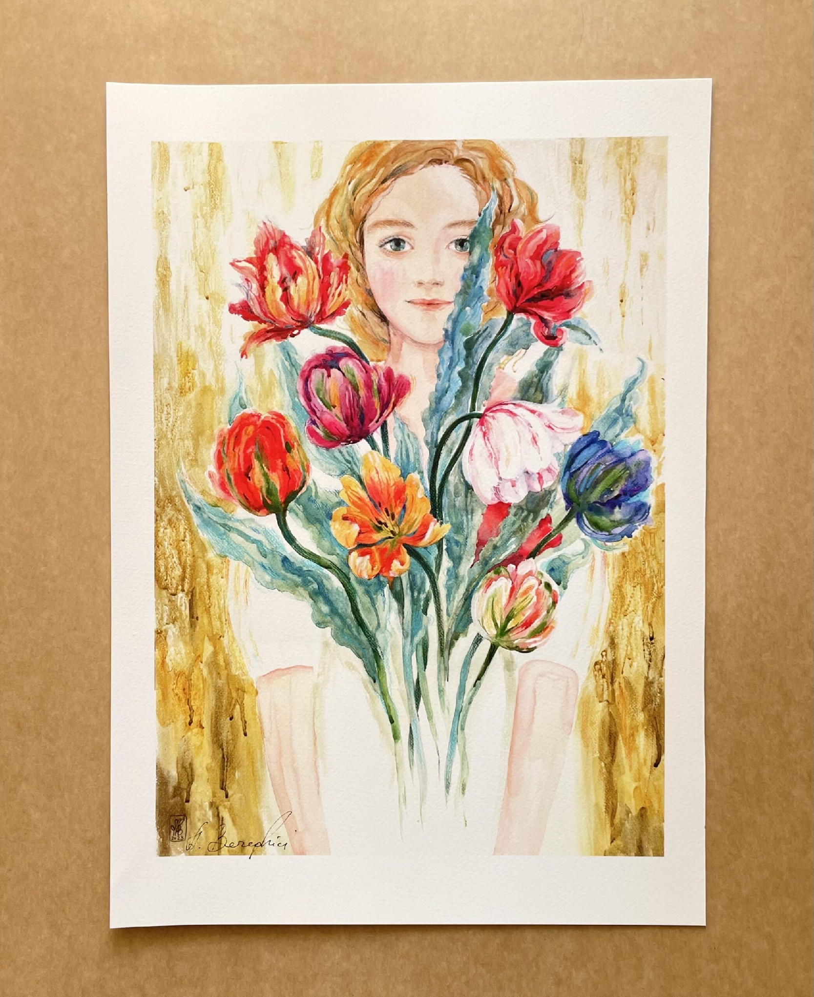 "Primavara Lalele" ART PRINT A3