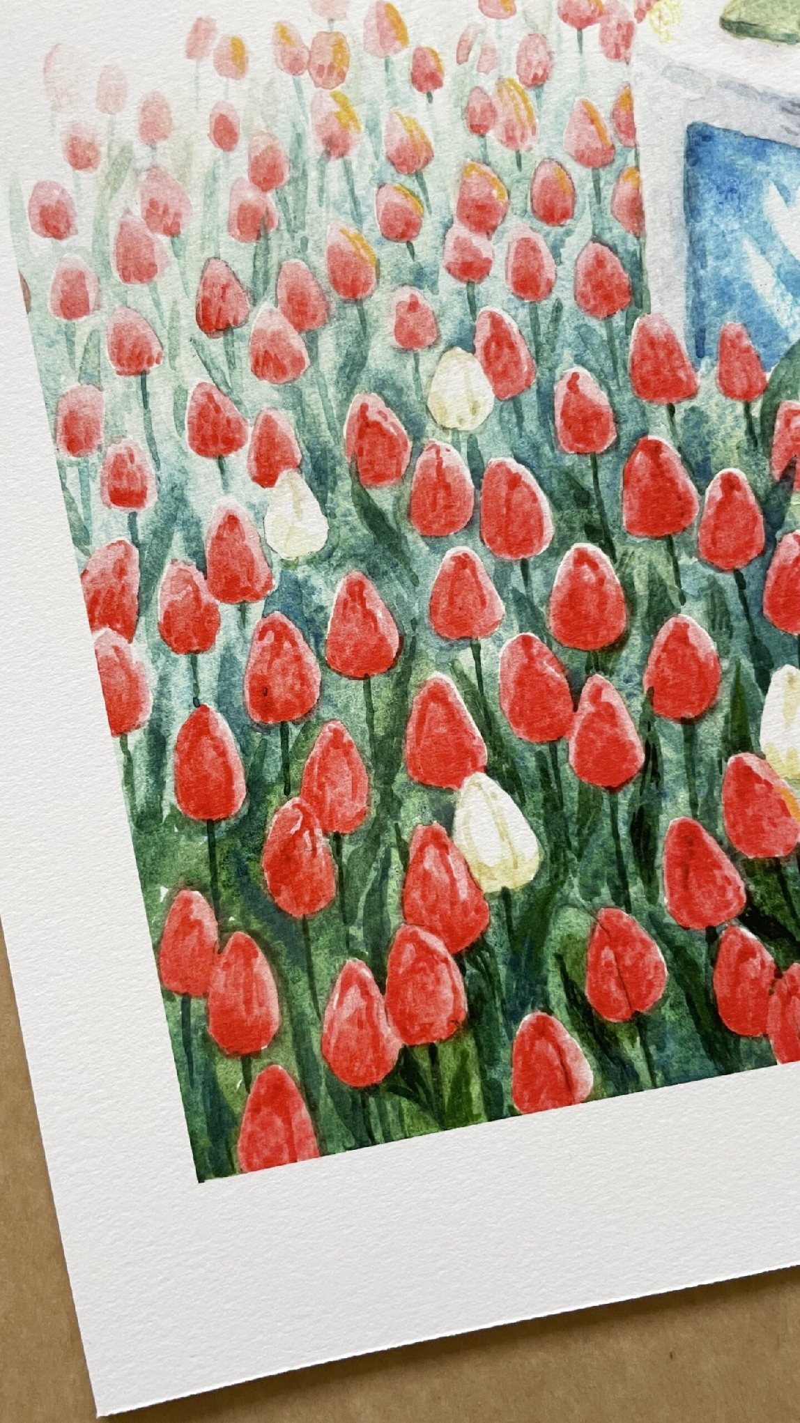 "Fântână cu Lalele" ART PRINT A3+