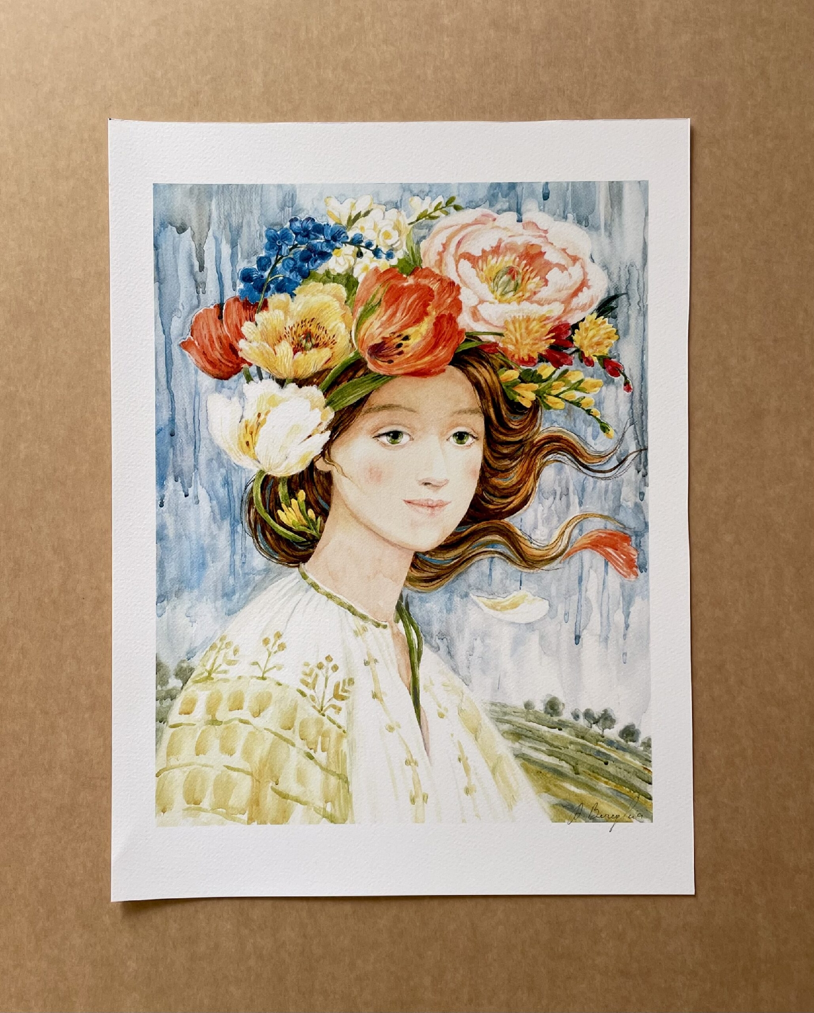 "Flora" ART PRINT A3