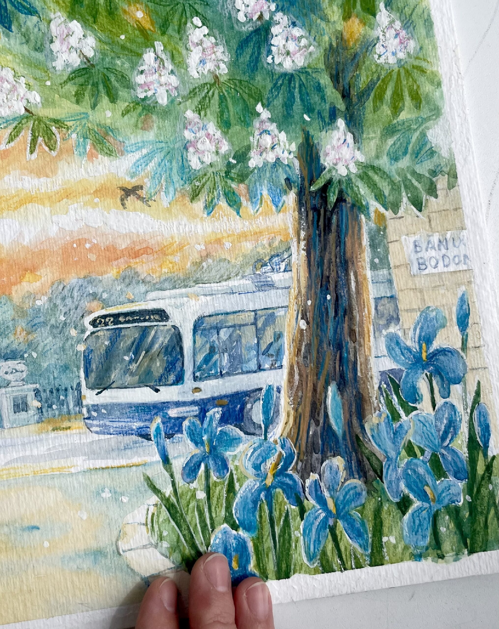 "Castani în Chișinău" ART PRINT A2