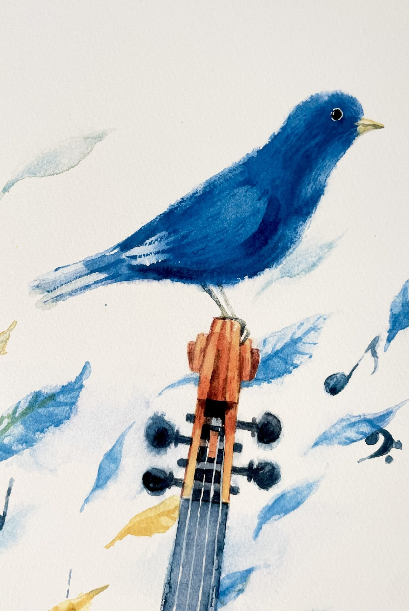 "Pasărea Vioară" ART PRINT A3+