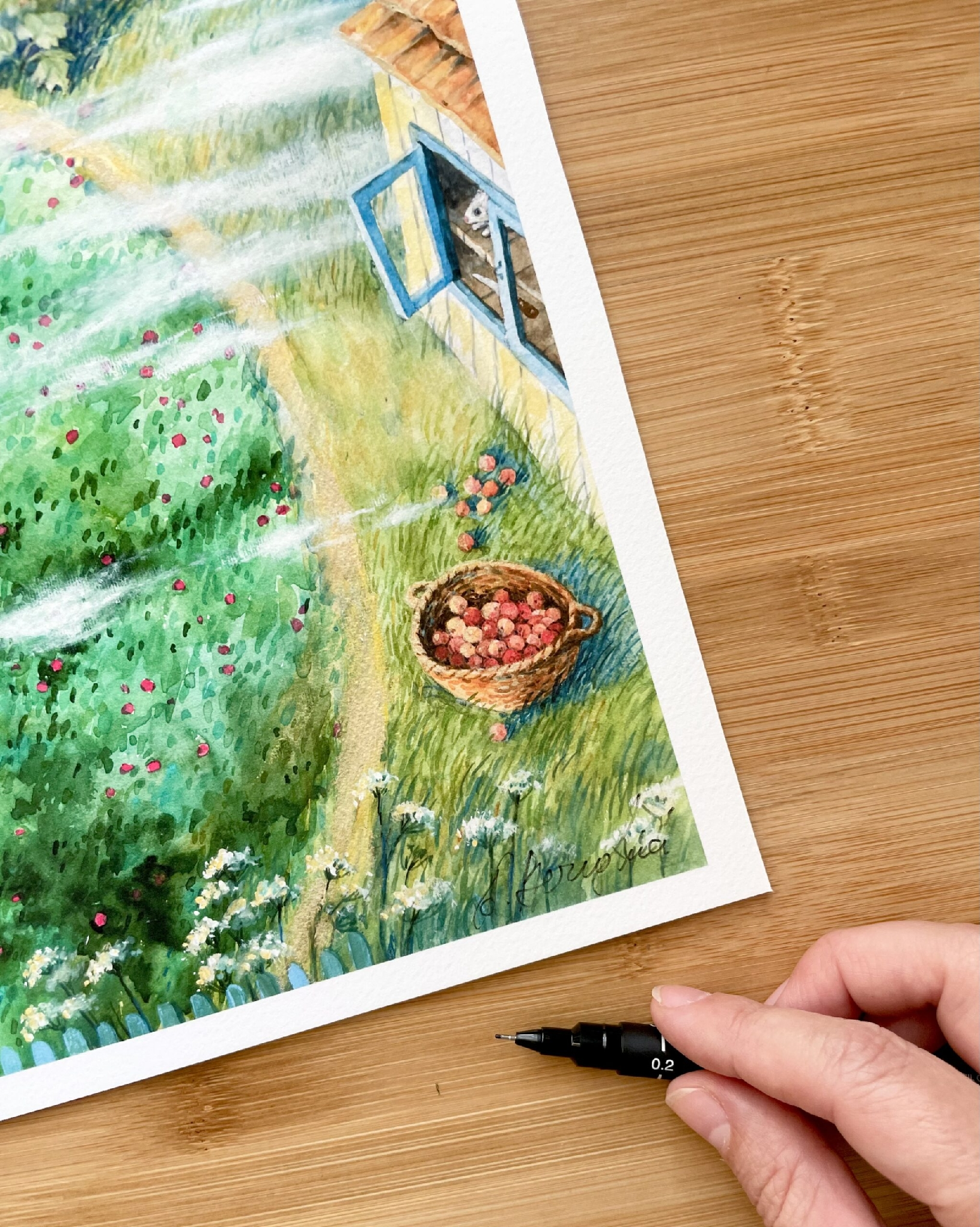 "Vara la Bunici" ART PRINT A2
