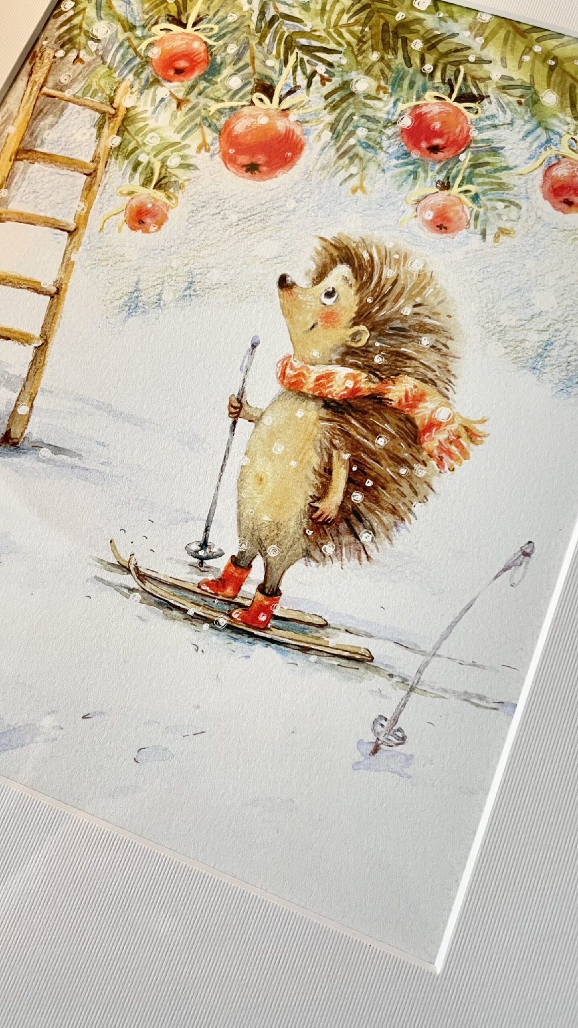“Aricel cu Mere” A4+ Passepartout | ART PRINT