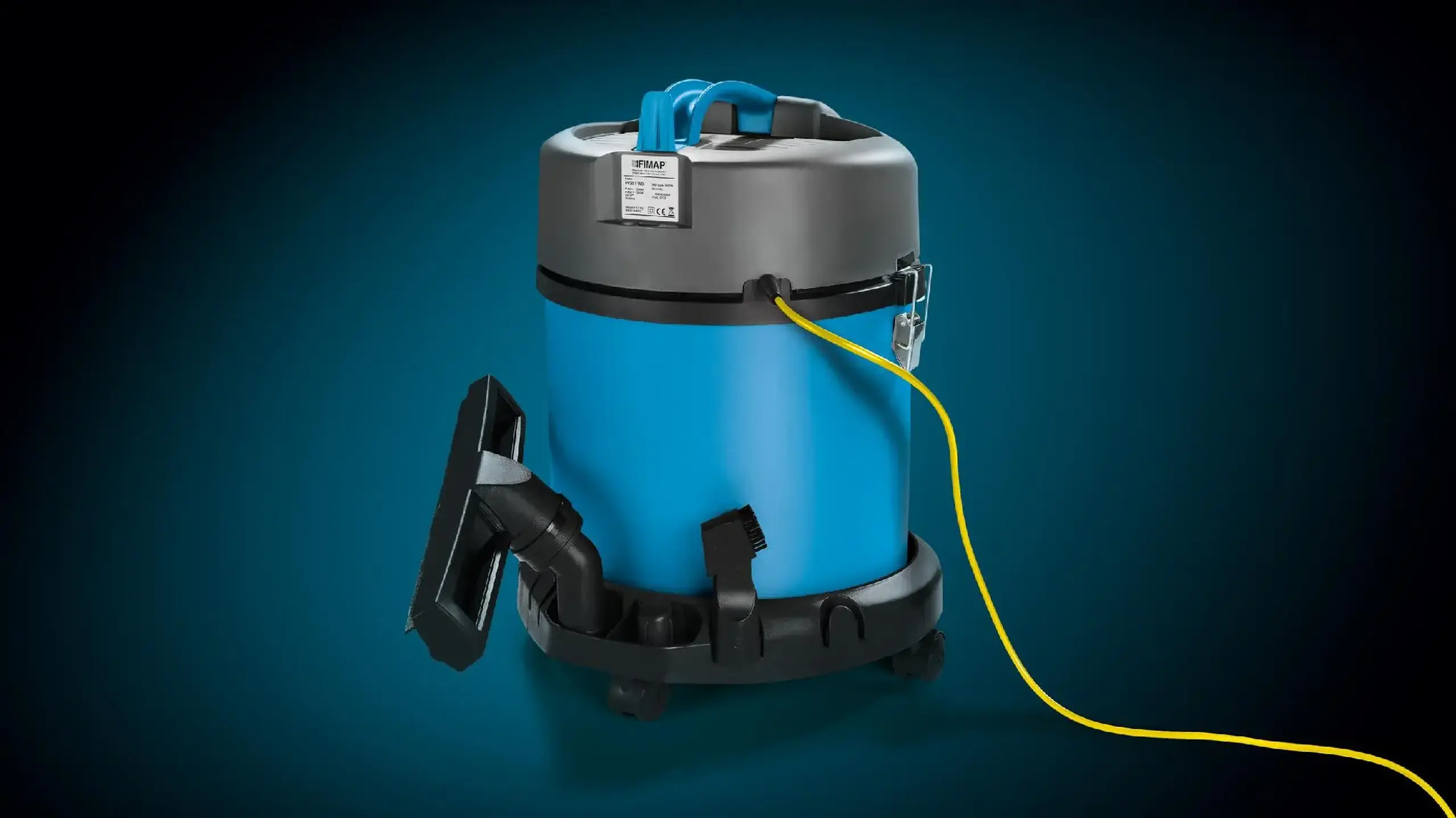 Aspirator profesional pentru curățarea prafului și lichidelor FIMAP FV 20.1 WD