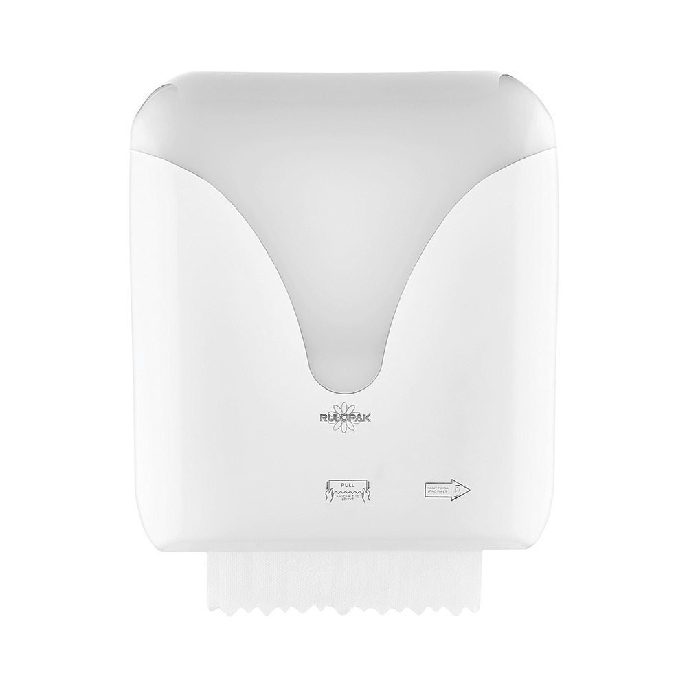 Dispenser manual de prosoape de hartie 23 cm, alb