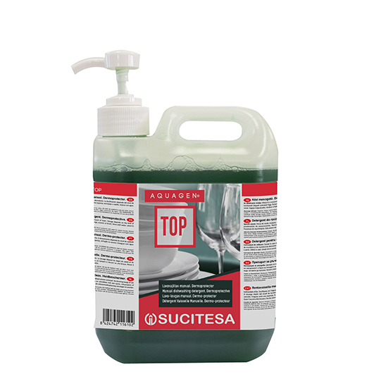 Detergent pentru spălarea manuală a vaselor Aguagen top, 2 L, Sucitesa (Spania)