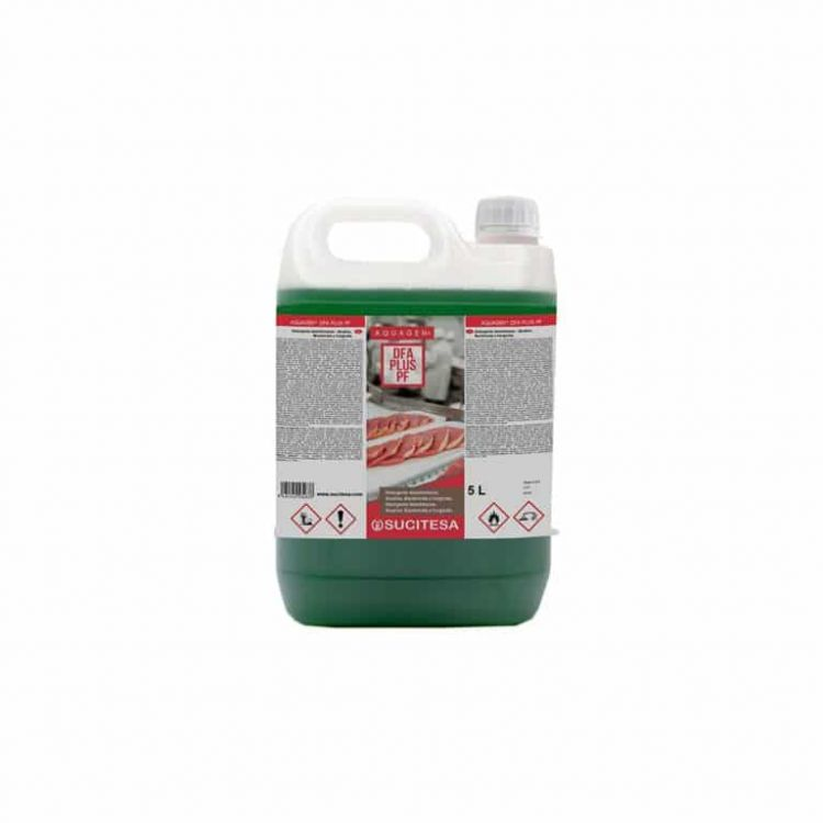 Detergent alcalin dezinfectant pentru industria alimentară Aquagen DFA plus, 5 L, Sucitesa (Spania)