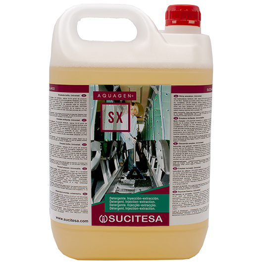 Soluție profesională pentru curățarea țesăturilor și covoarelor Aquagen SX BP, 5 kg, Sucitesa (Spania)