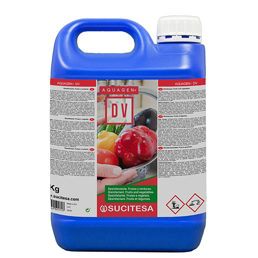 Dezinfectant pentru fructe, legume și apei potabile, Aquagen DV BPA, 5 kg, Sucitesa (Spania)
