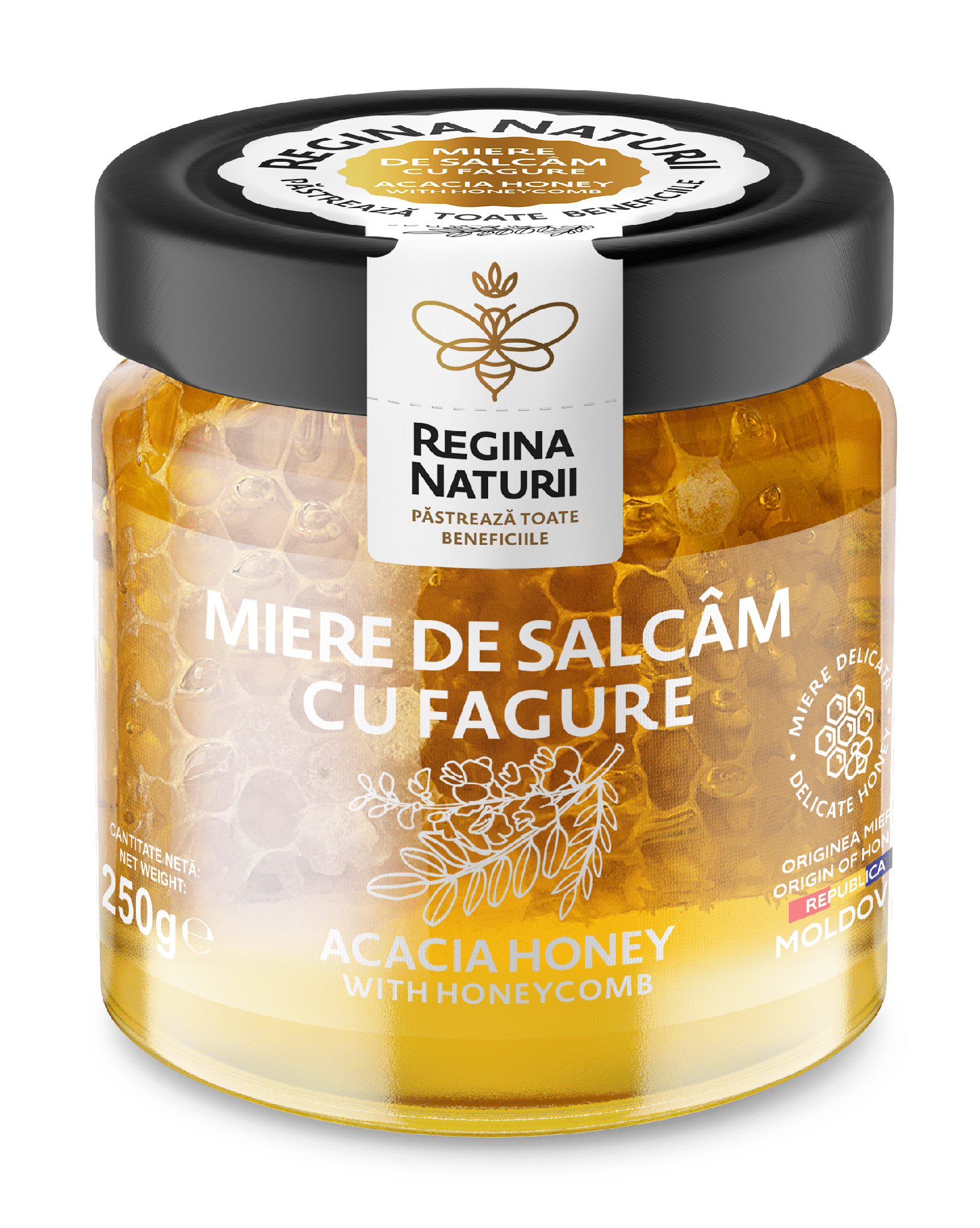 Miere De Salcâm Cu Fagure 250g