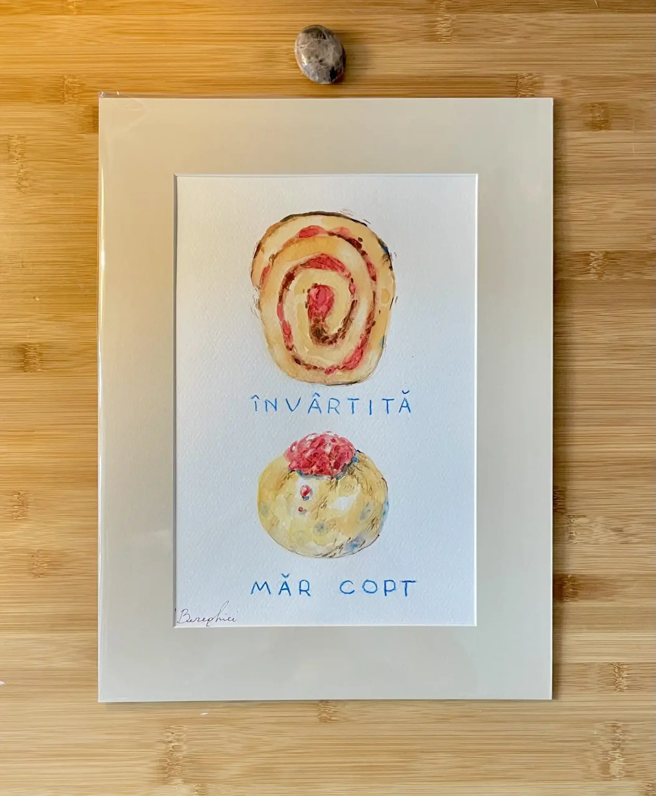 “Învârtită & Măr Copt” Original | ARTWORK