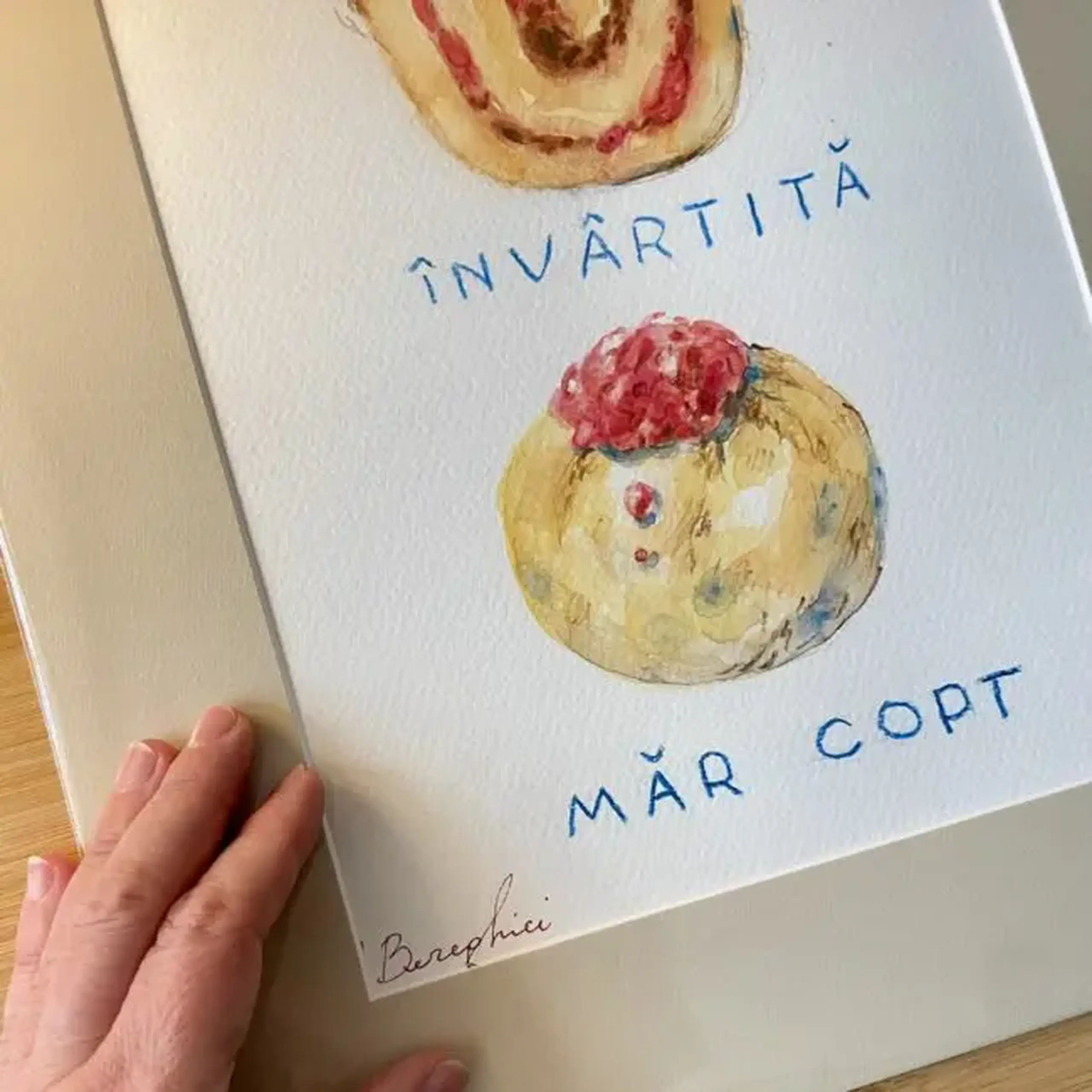 “Învârtită & Măr Copt” Original | ARTWORK