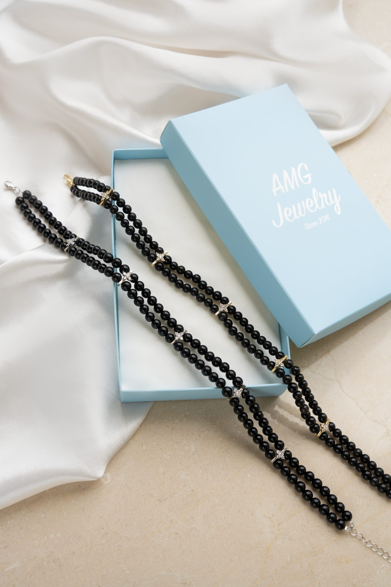 Choker Agat negru