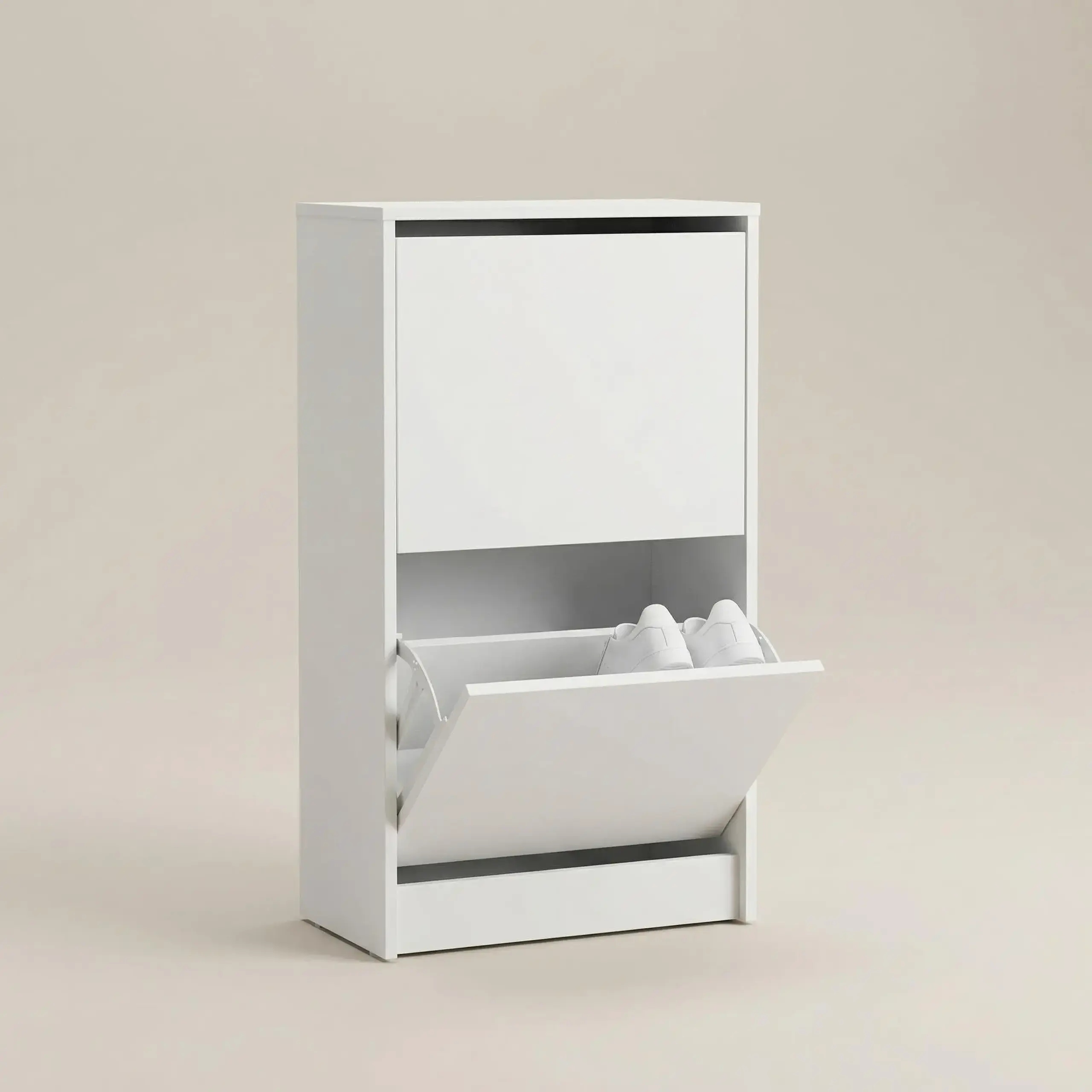 Comoda pentru pantofi 4home Rolf, 50x94x28 cm, Nimfea Alba