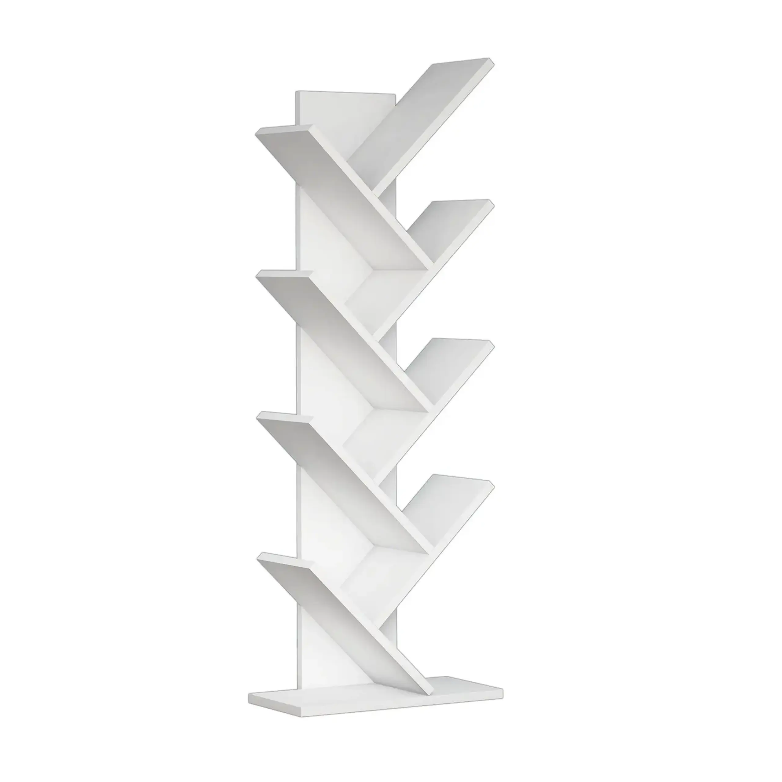 Raft de carti Hitit - Alb 128 x 46 x 22 cm