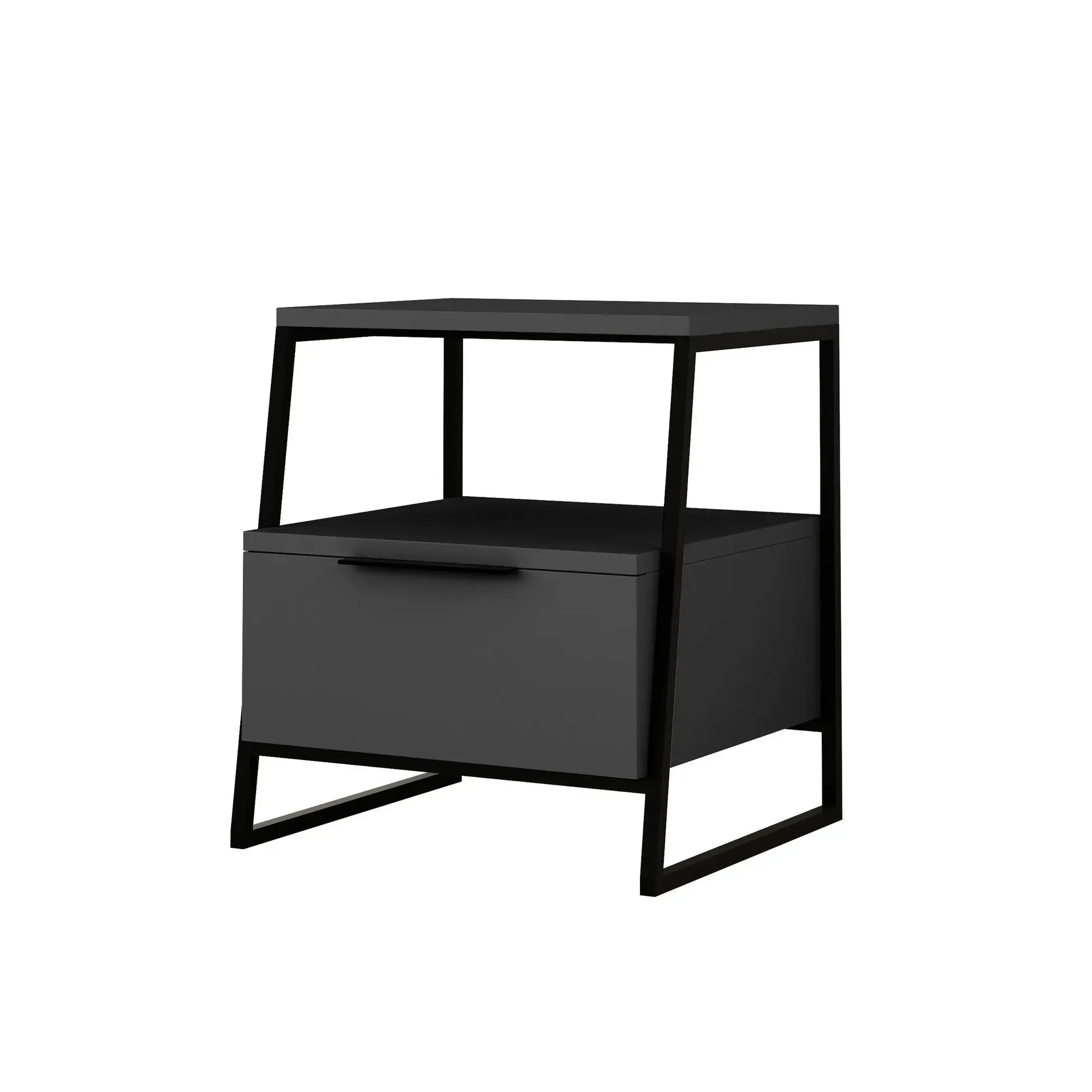 Noptiera Pal - Antracit 45 x 50 x 41 cm