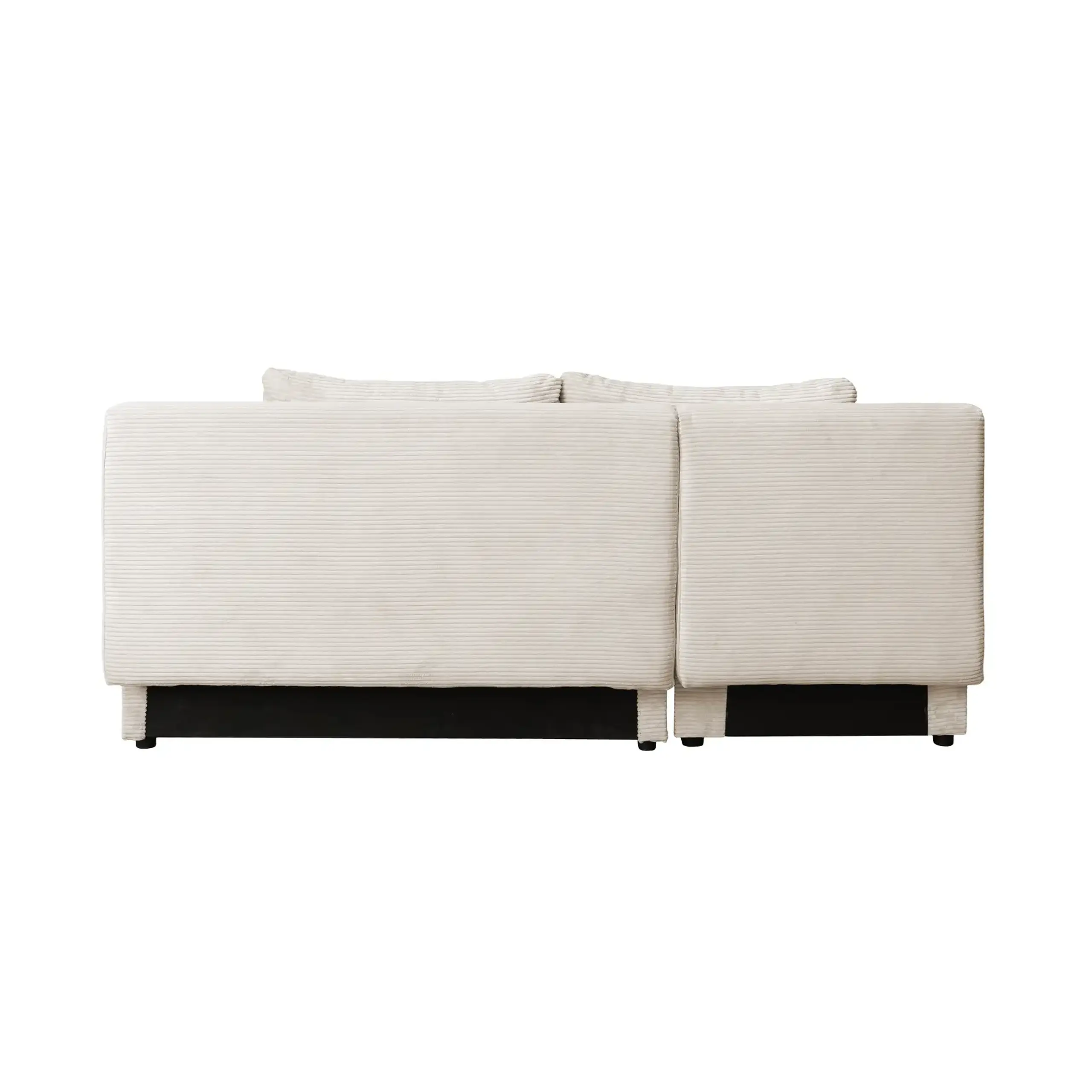 Coltar ANA LUX extensibil, cu lada depozitare, colt interschimbabil, bej, 200x140x83 cm