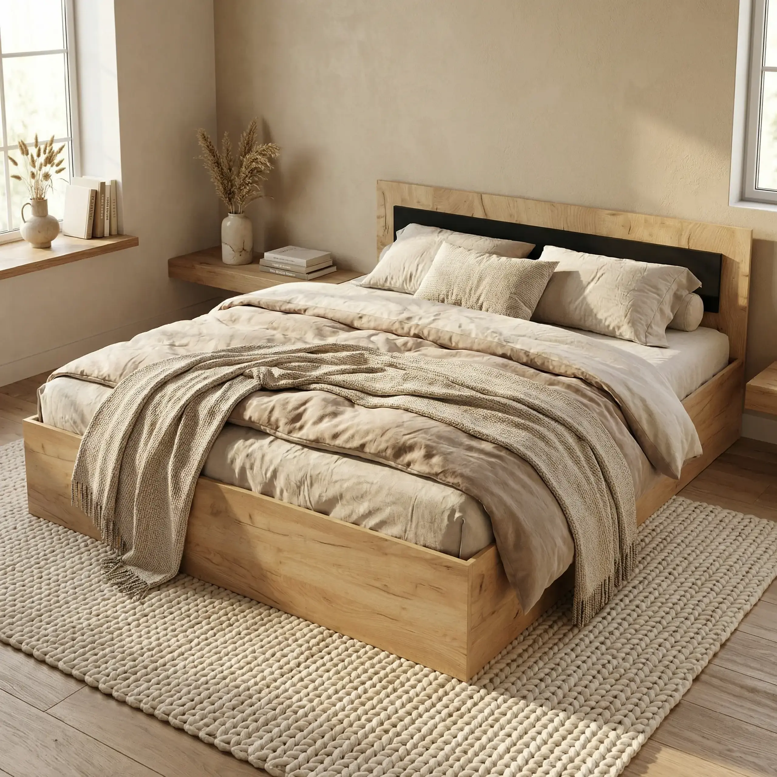 Pat 4home Viva, 160x200 cm, Stejar craft/grafit