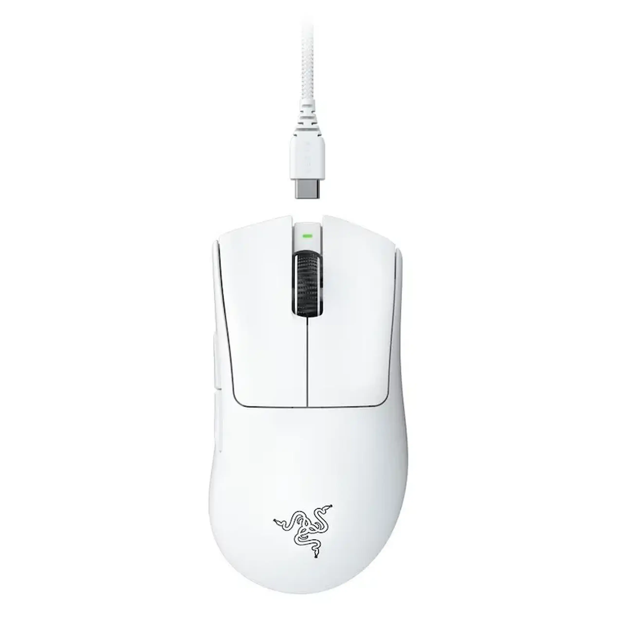 Mouse gaming wireless Razer DeathAdder V3 Pro, USB, 30k DPI, alb