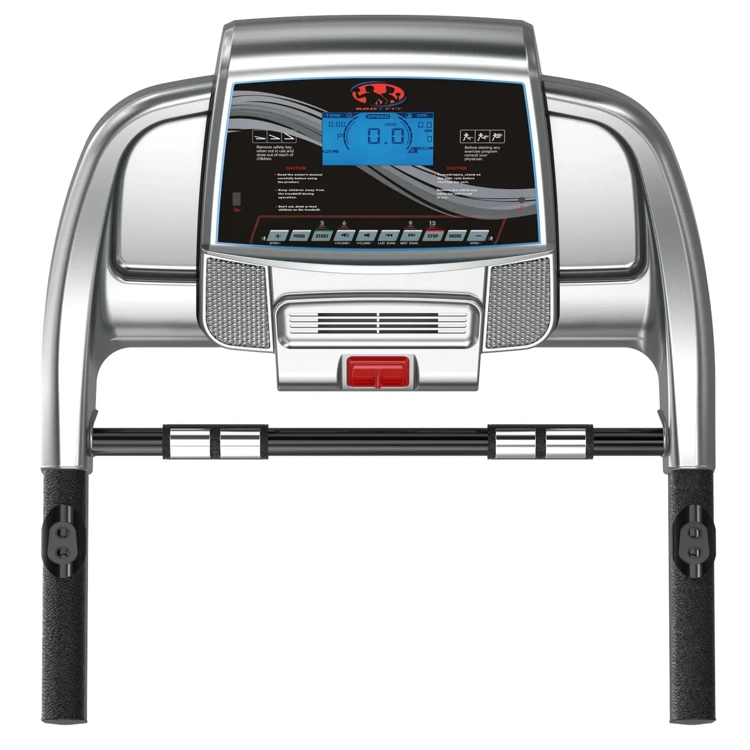 Banda de alergat electrica BodyFit A5000, motor 3.25 CP, Aplicatia Fitshow, viteza pana la 16 km/h, inclinatie automata, intrare MP3 si USB, pliabila