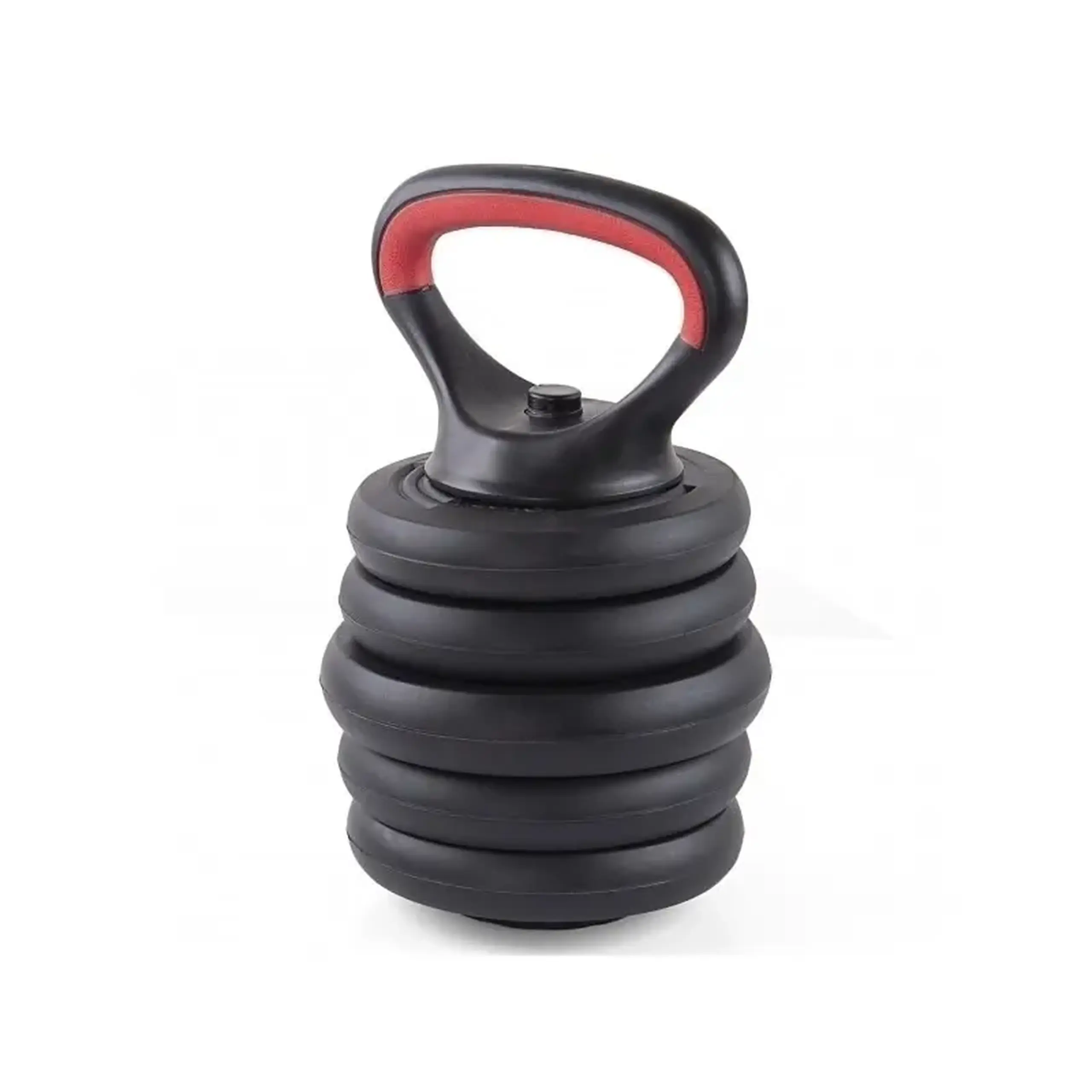 Set Gantere reglabile kettlebell FitTronic 6 in 1 de 20 kg KF20, cu o multitudine de combinatii posibile