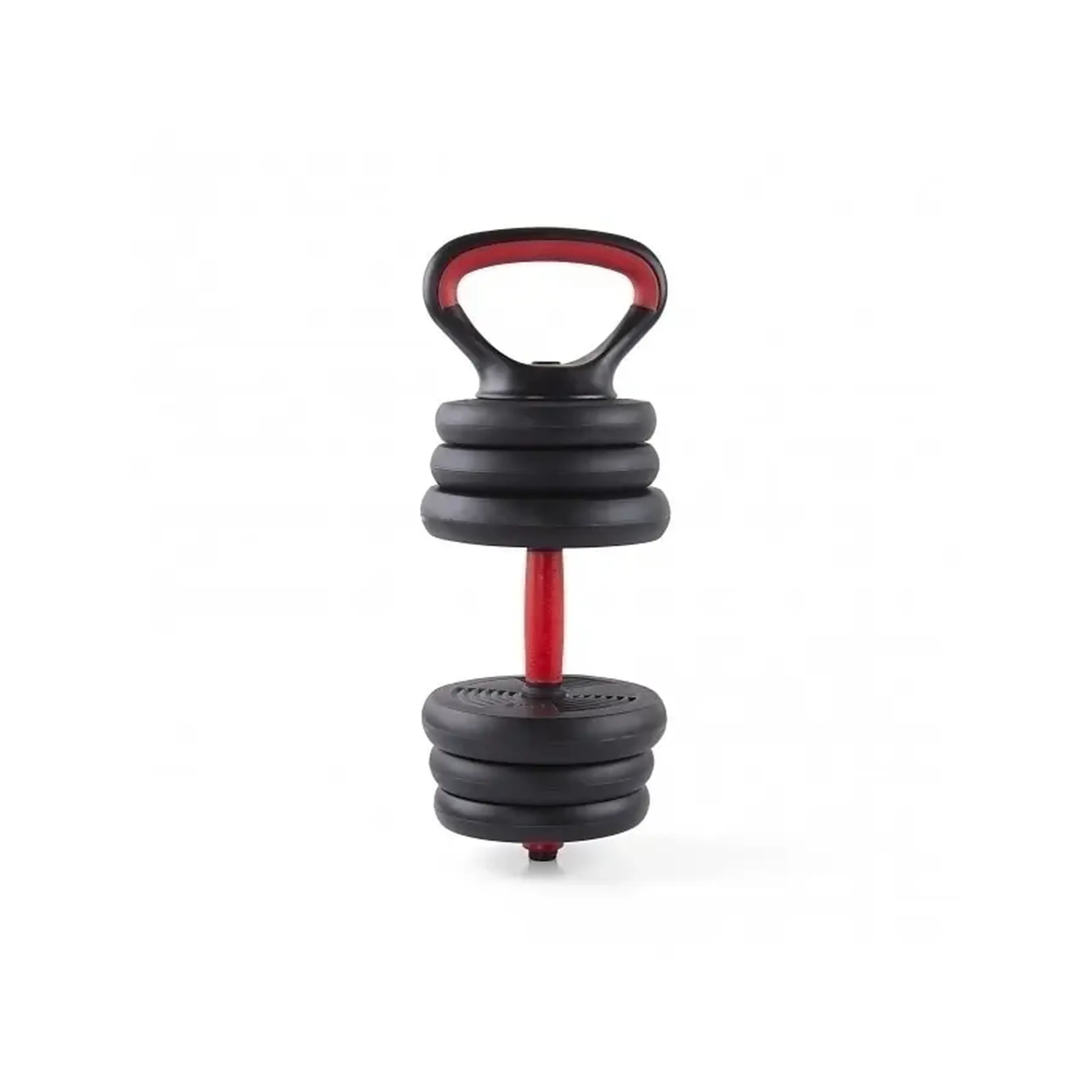 Set Gantere reglabile kettlebell FitTronic 6 in 1 de 20 kg KF20, cu o multitudine de combinatii posibile