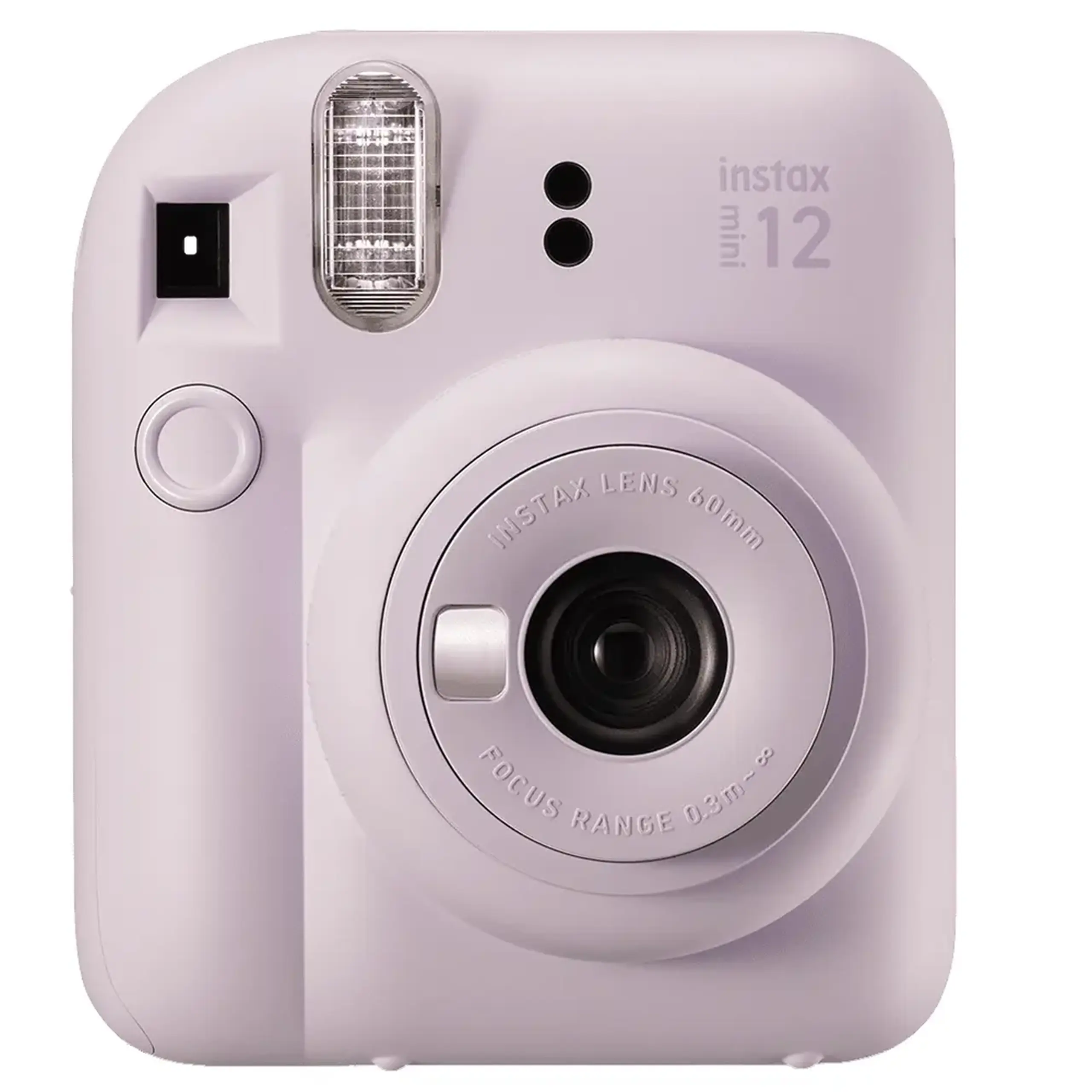 Set aparat foto instant Fujifilm Instax mini 12, Lilac Purple cu husa, album foto si film 1x10