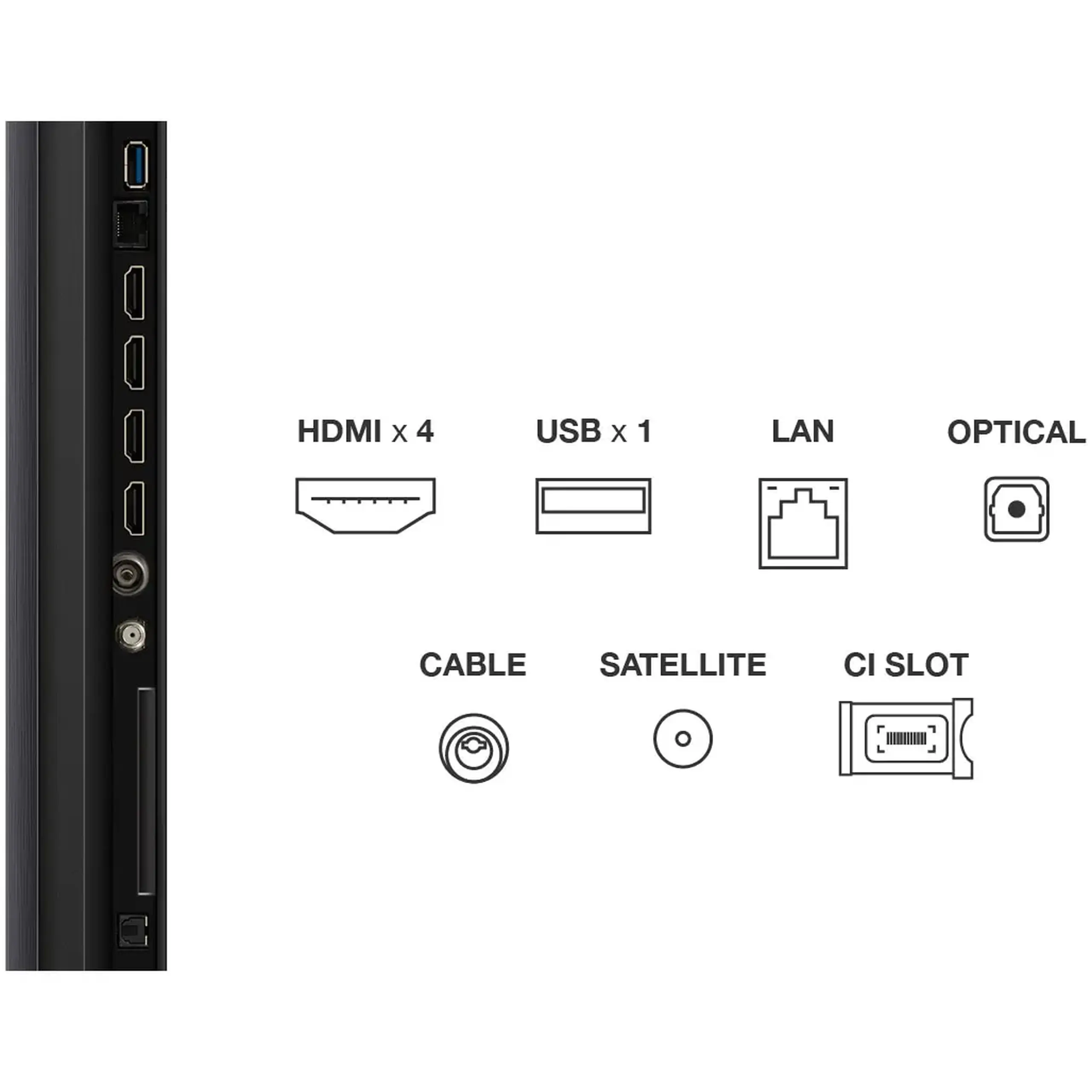 Televizor TCL MiniLed 55C6K, 139 cm, Smart Google TV, 4K Ultra HD, 100Hz, Clasa F (Model 2025)