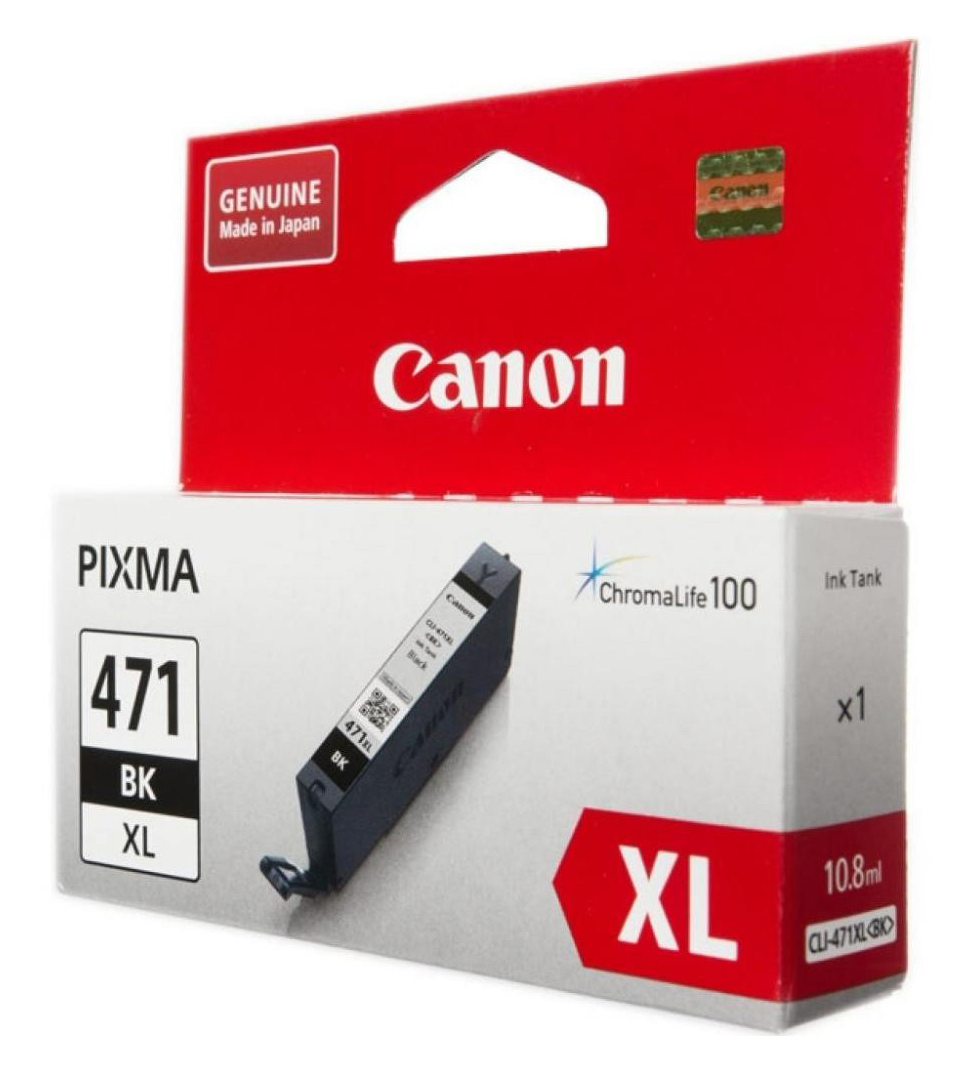 Ink Cartridge Canon CLI-471XL Bk, Black