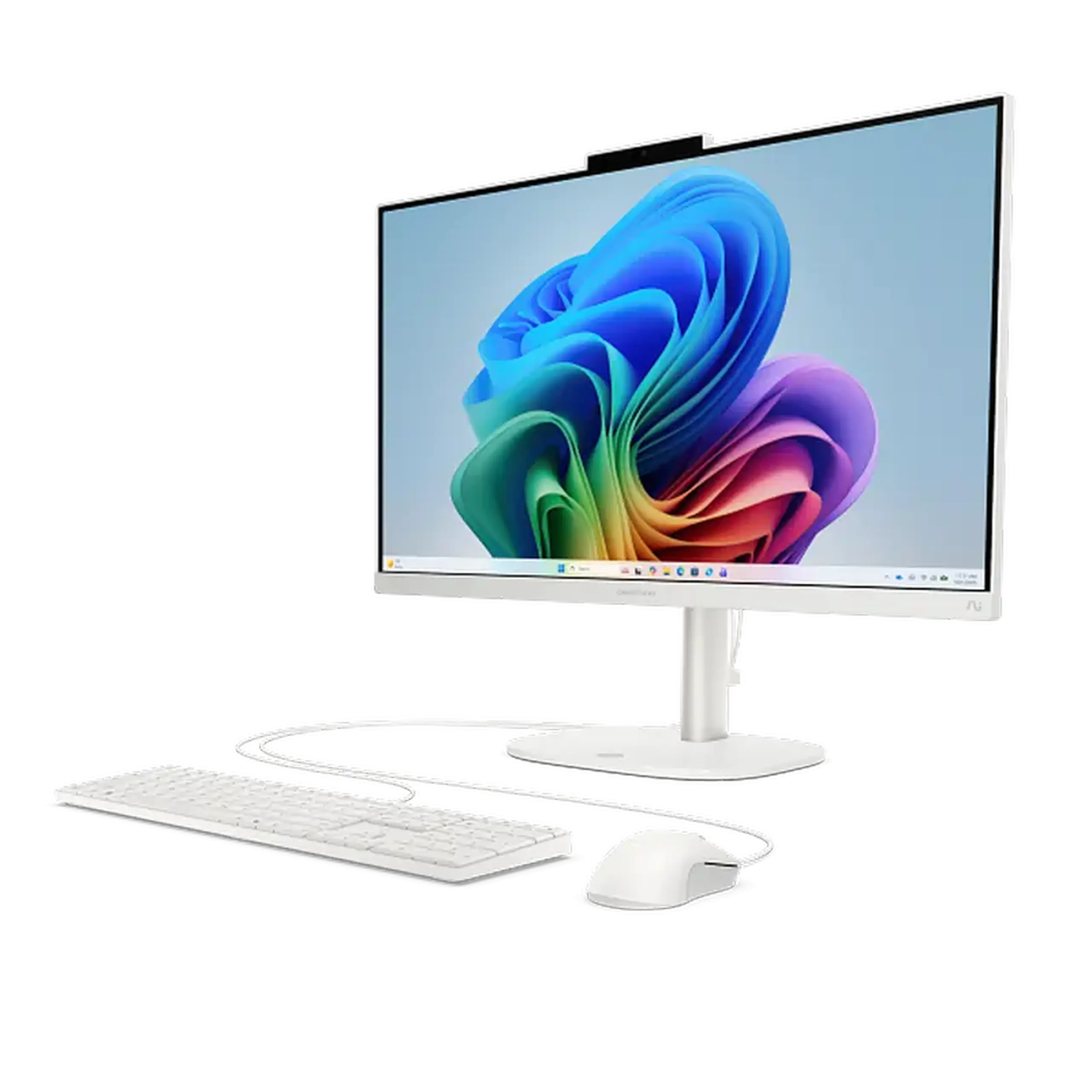 HP AIO NG AI 24 - ct2000a alb (23.8" FHD IPS Ryzen AI 5 340 2.0 - 4.8 GHz, 16 GB, 512 GB SSD, KB&M cu fir