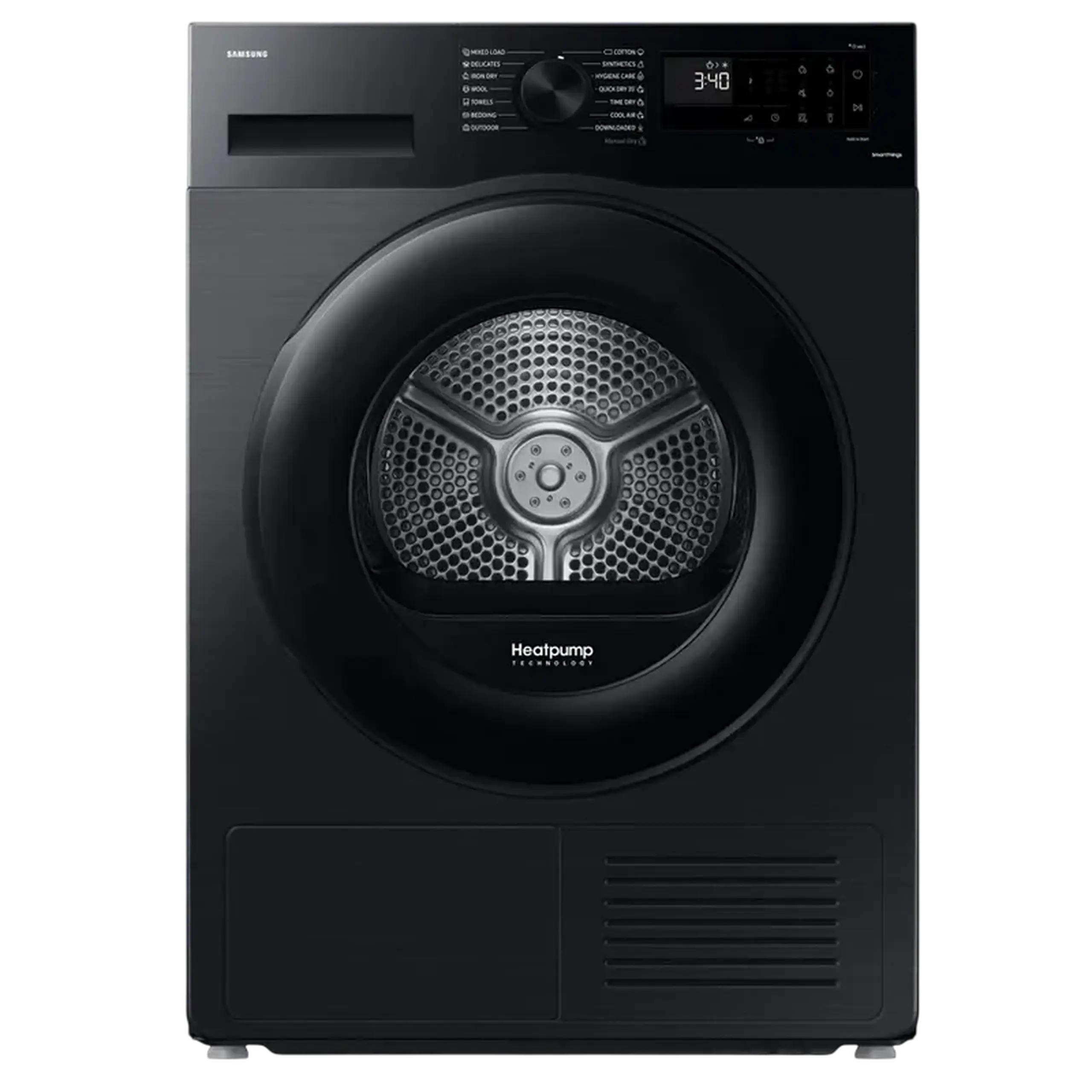 Uscător de rufe Samsung DV90CGC2A0ABUA, 9kg, Negru