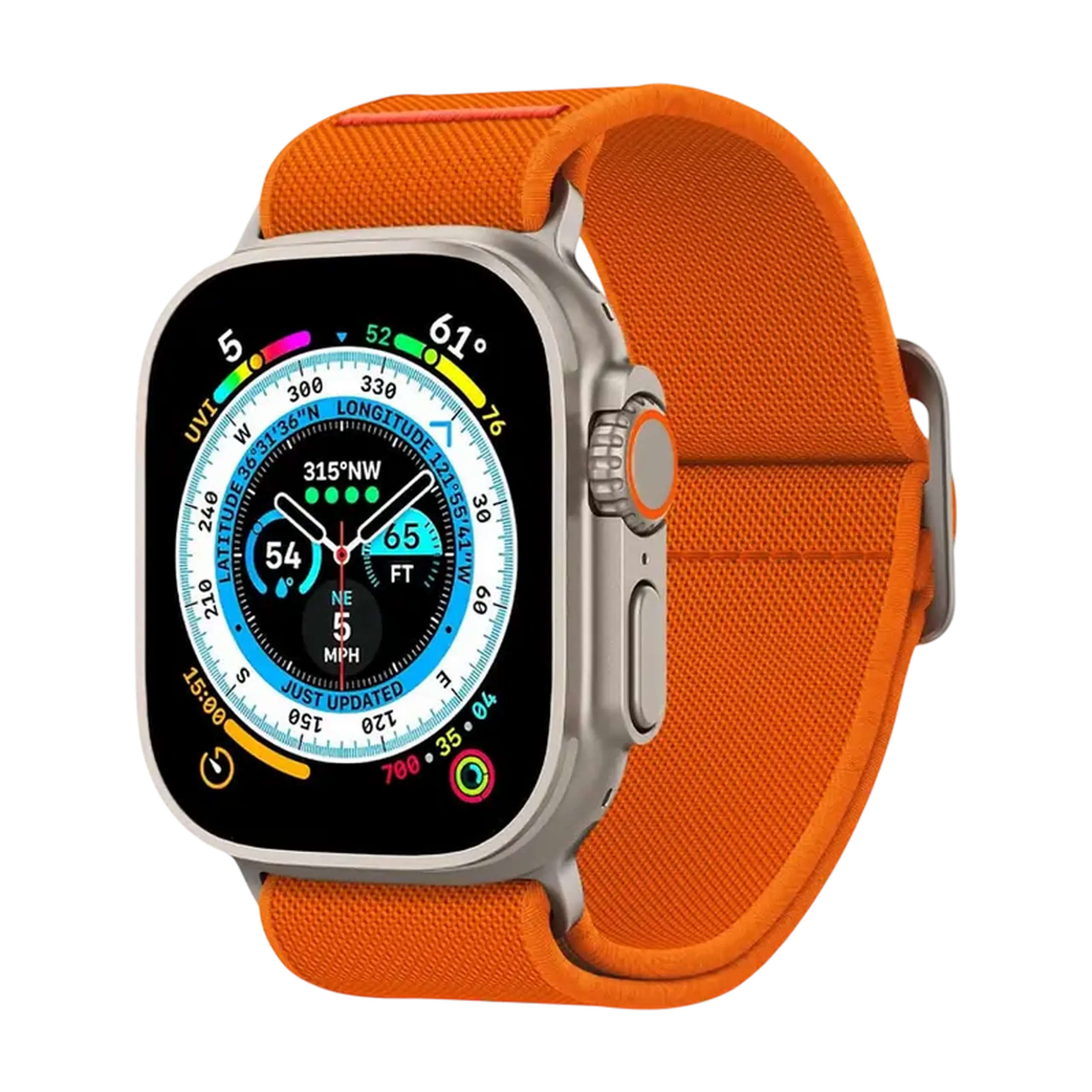Spigen 44/45/46/49mm Apple Watch Fit Lite, portocaliu