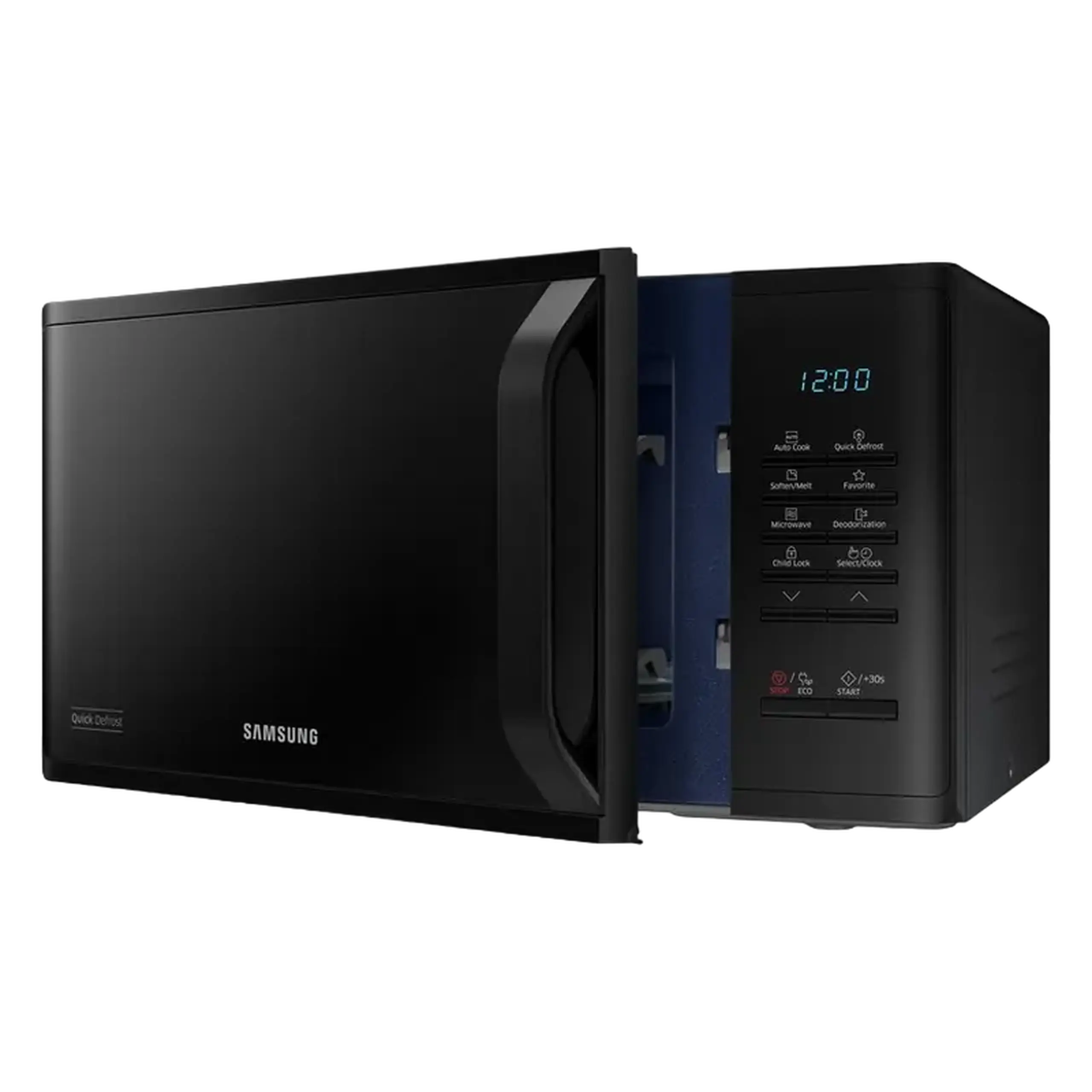 Cuptor cu microunde Samsung MS23K3513AK/OL, Negru