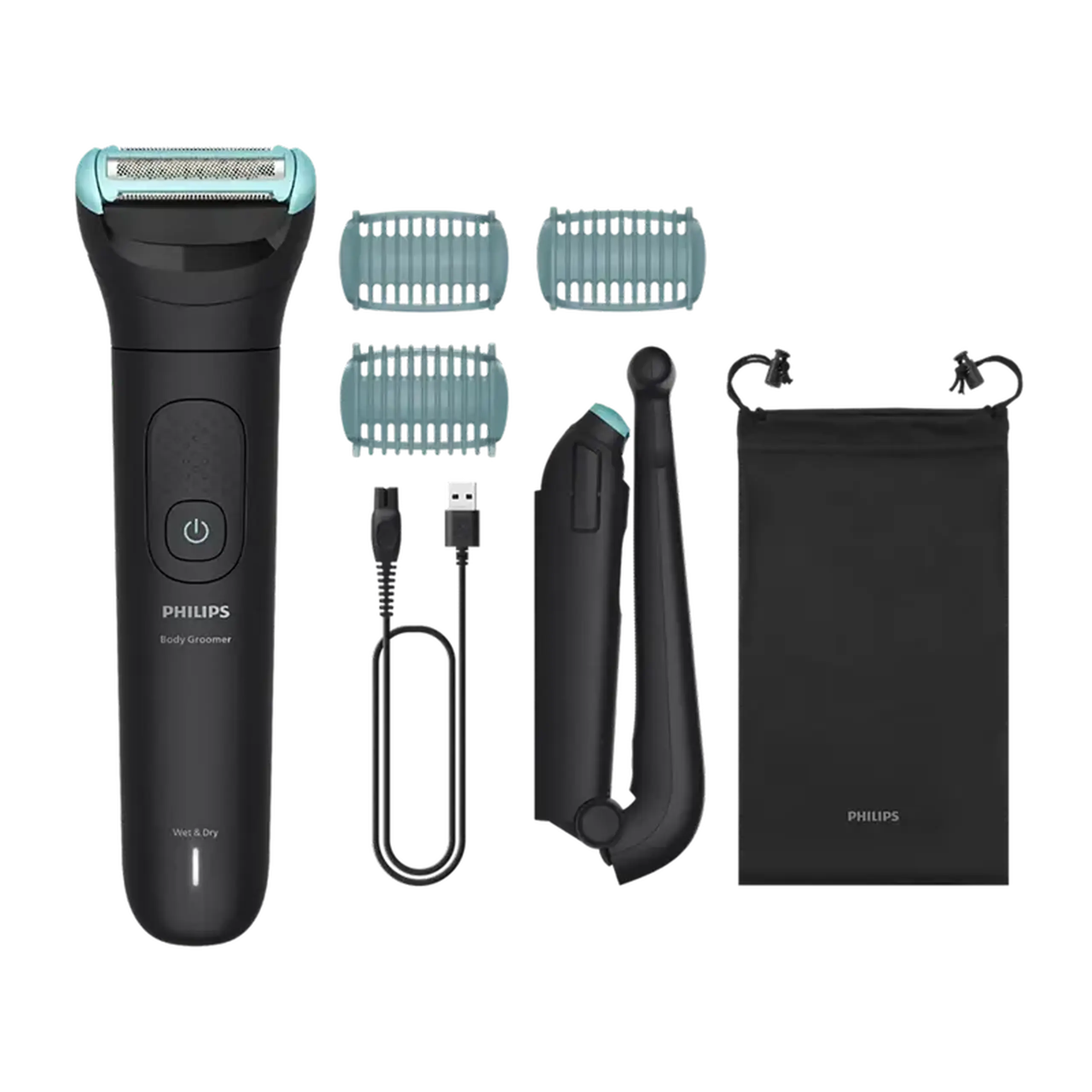 Trimmer pentru bărbați Philips BG5480/15, Negru