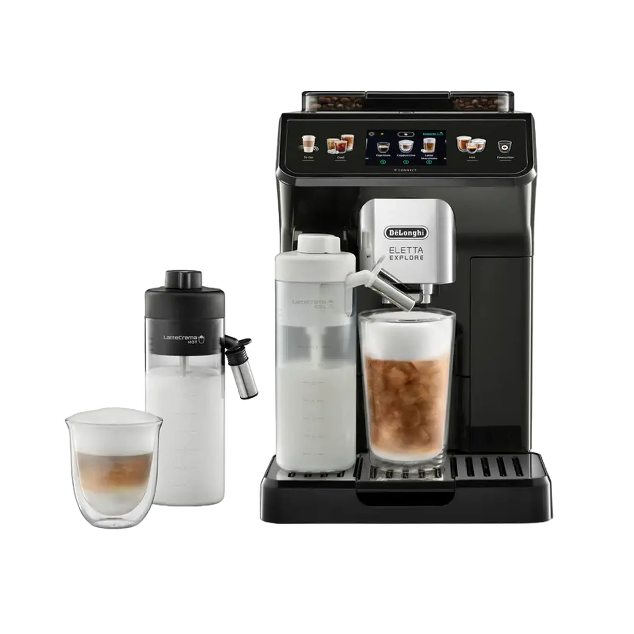 Aparat de cafea DeLonghi ECAM450.65.G, Negru