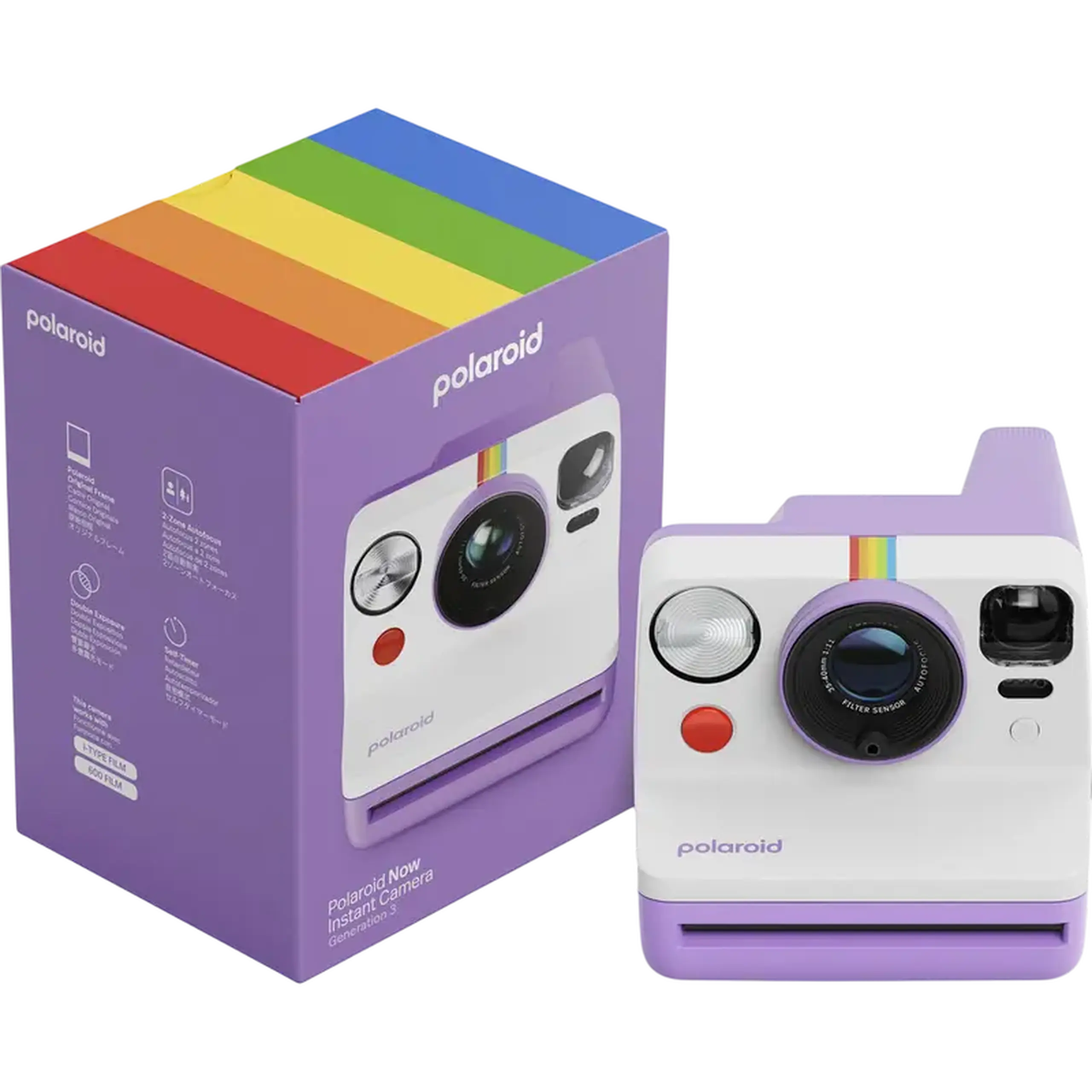 Cameră Foto Polaroid Now Gen 3 + Color Film Bundle