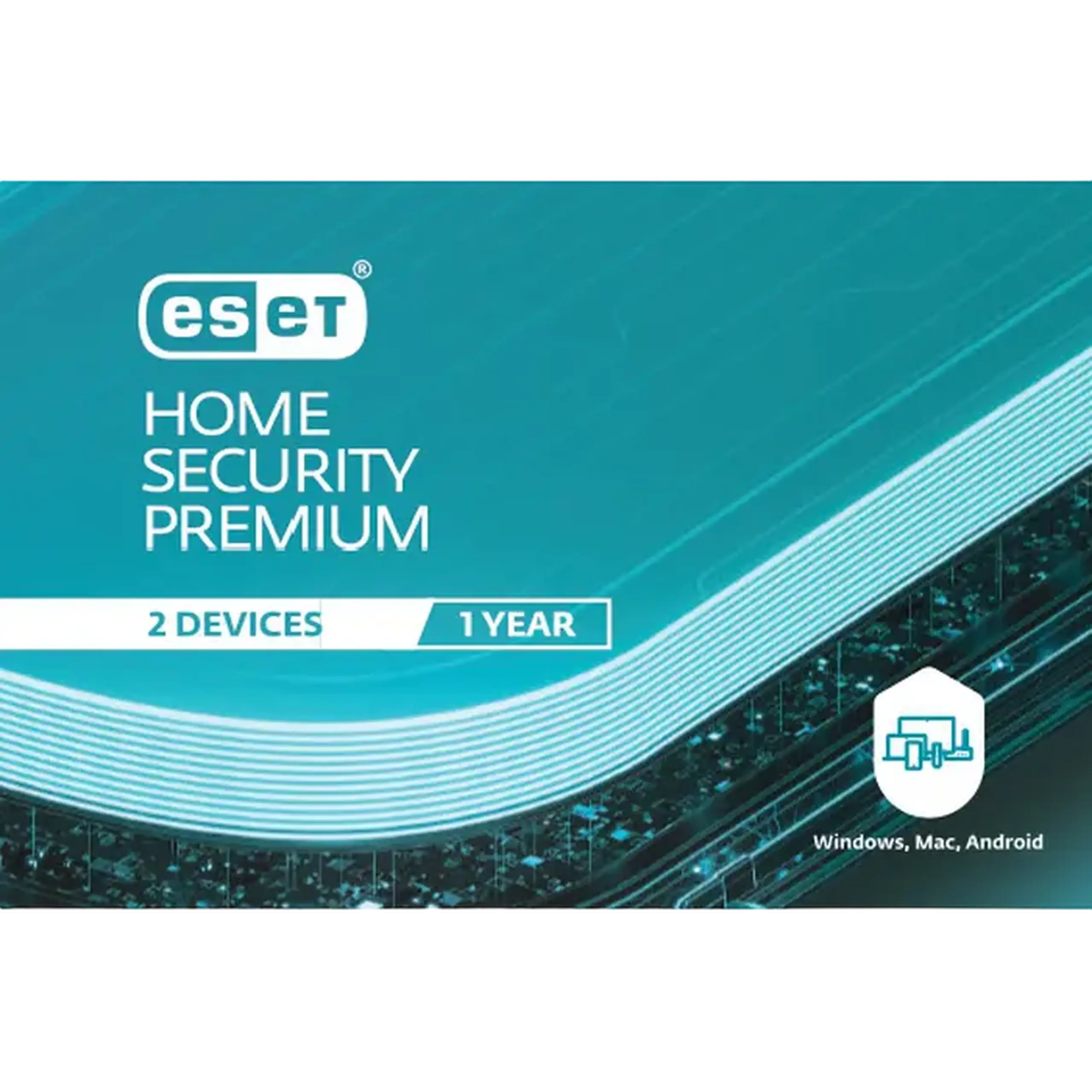 ESET Home Security Premium For 1 year. For protection 2 objects.
