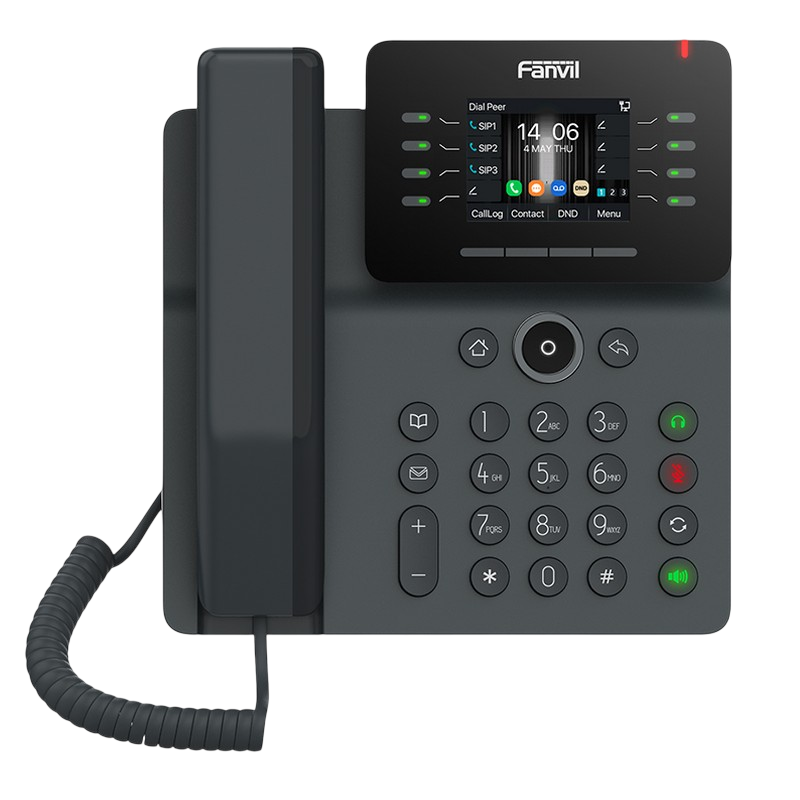 Telefon IP Fanvil X1SP, Negru - telefon ip fanvil v63 gri inchis