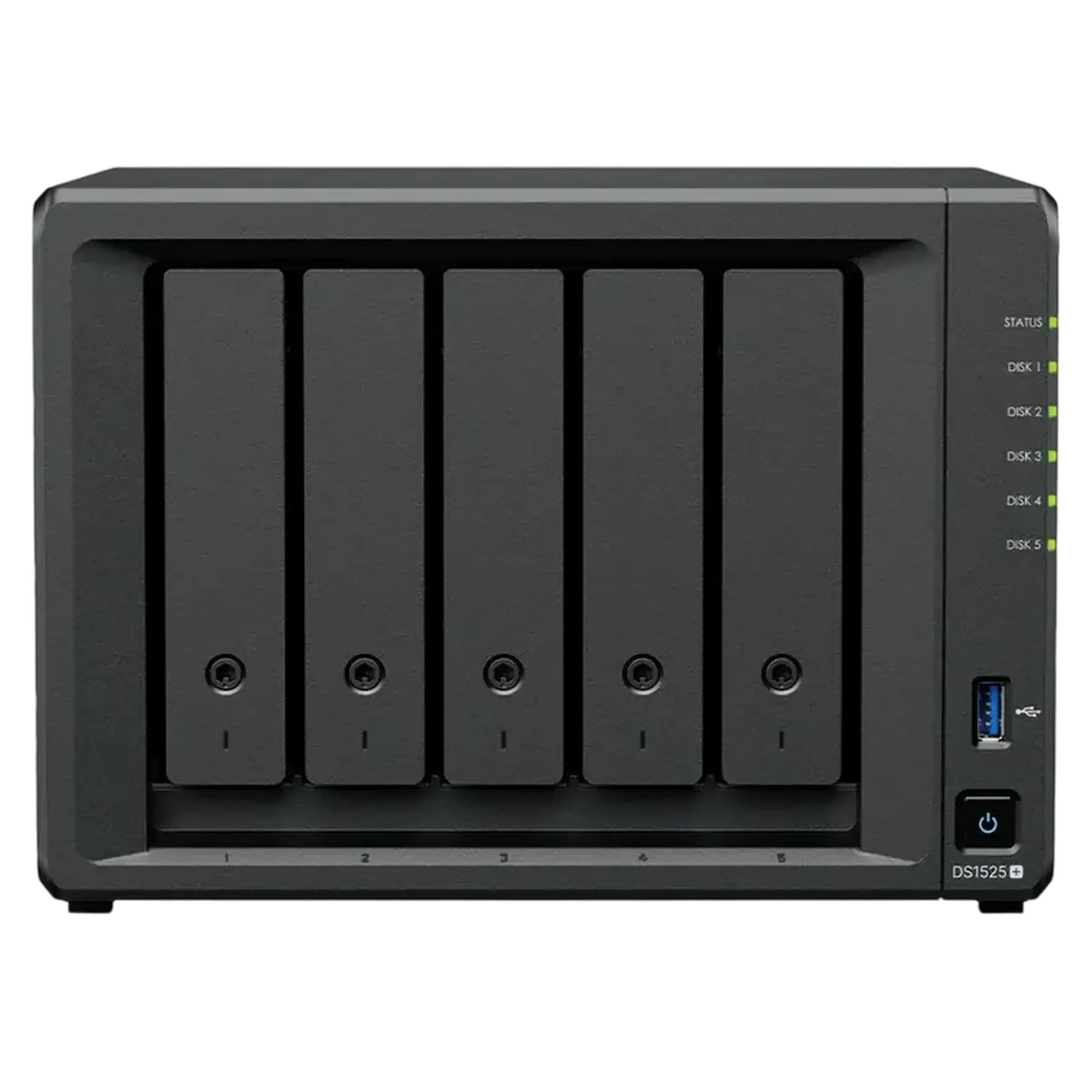 Stocare atașată la rețea SYNOLOGY DS1525+, Negru