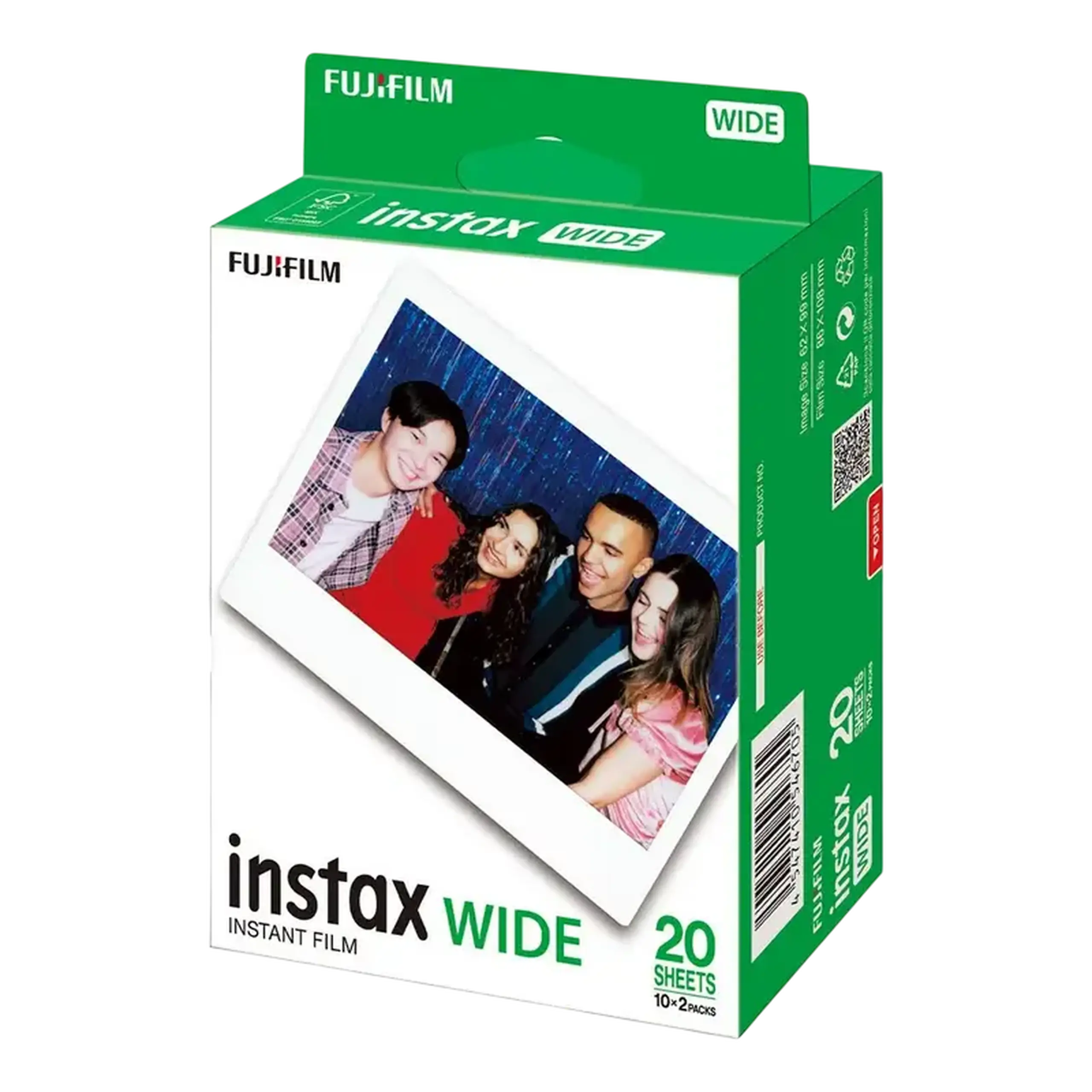 Hârtie foto instax Wide Film, 20 buc