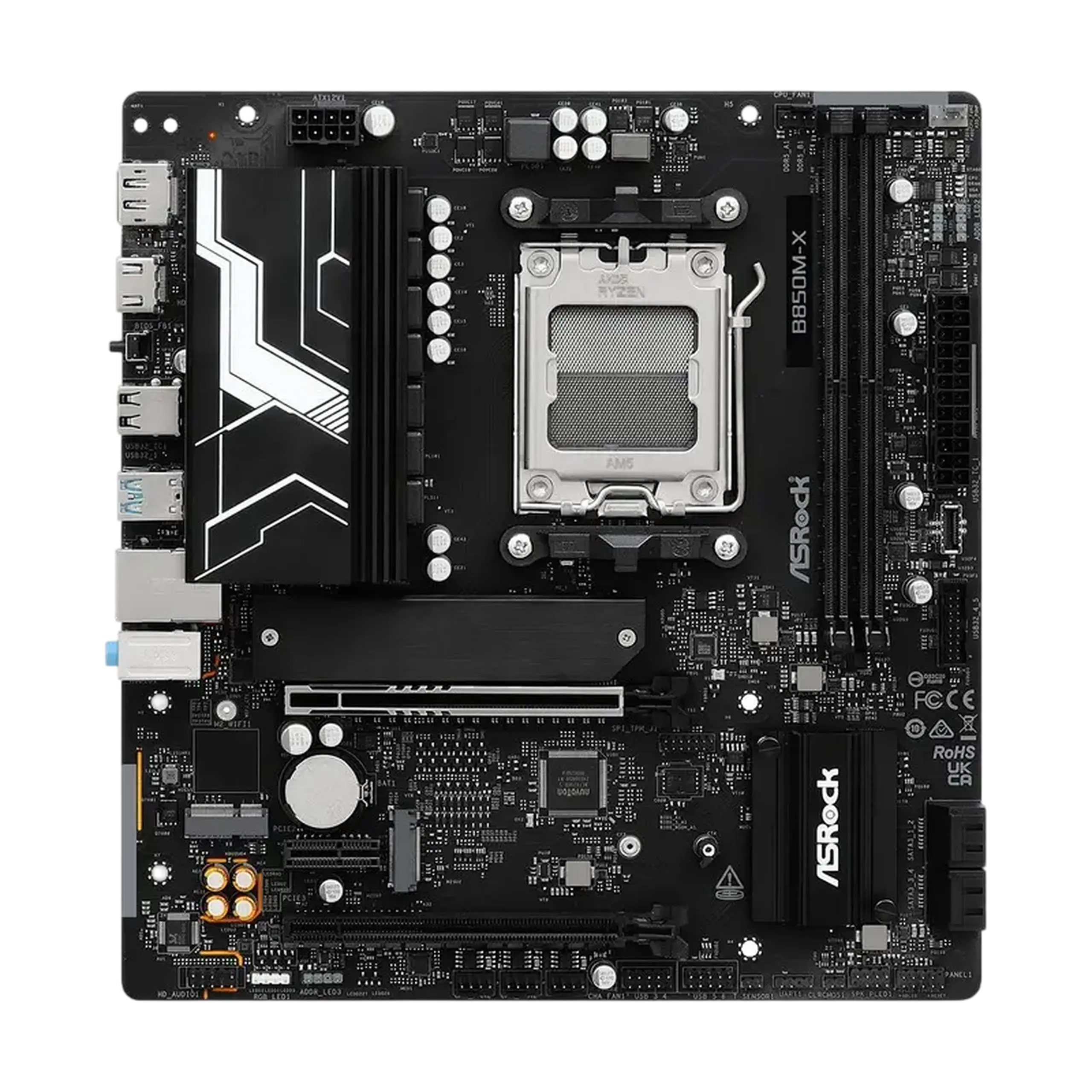Placă de bază ASRock B850M-X R2.0, AM5, AMD B850, Micro-ATX