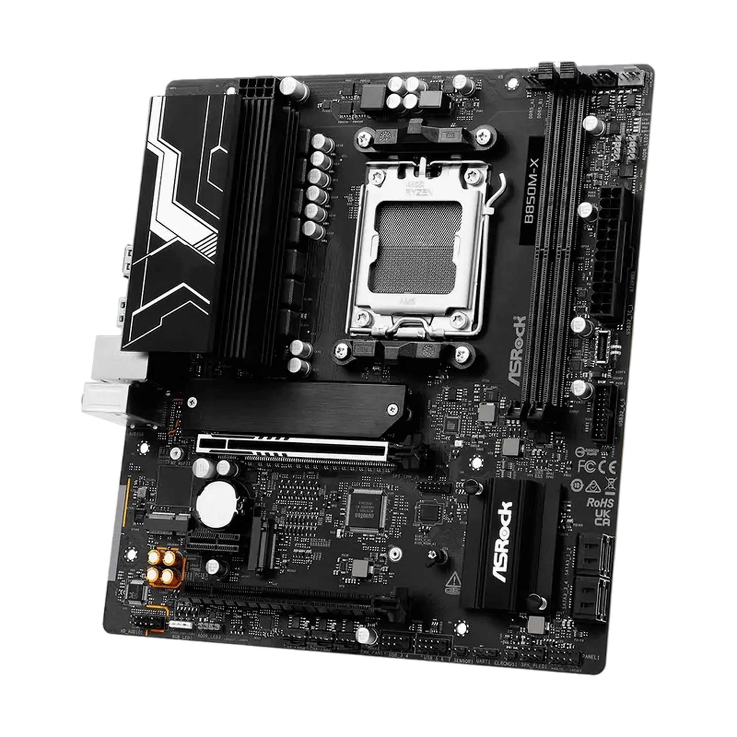 Placă de bază ASRock B850M-X R2.0, AM5, AMD B850, Micro-ATX