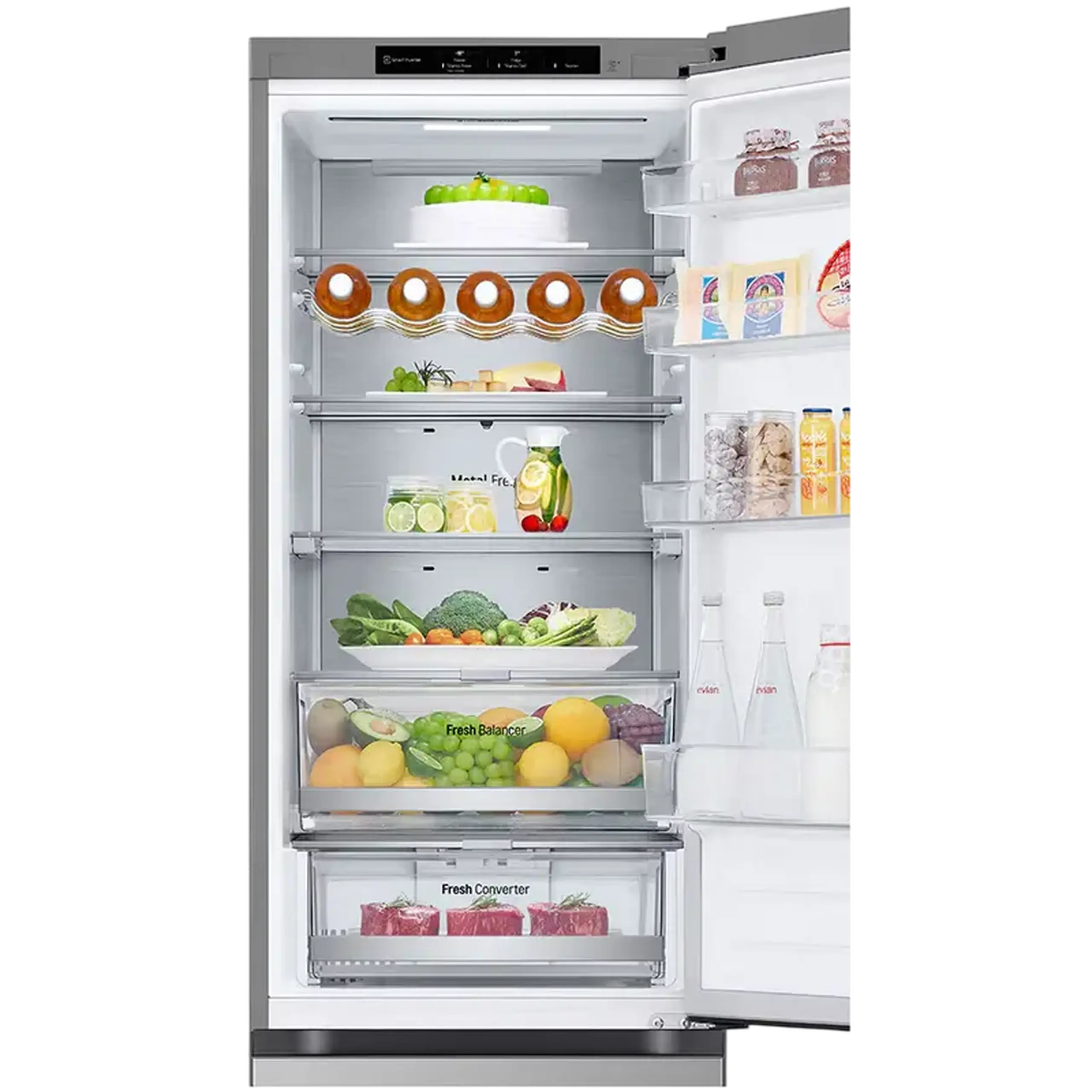 Frigider LG GBV7280BPY, Oțel inoxidabil