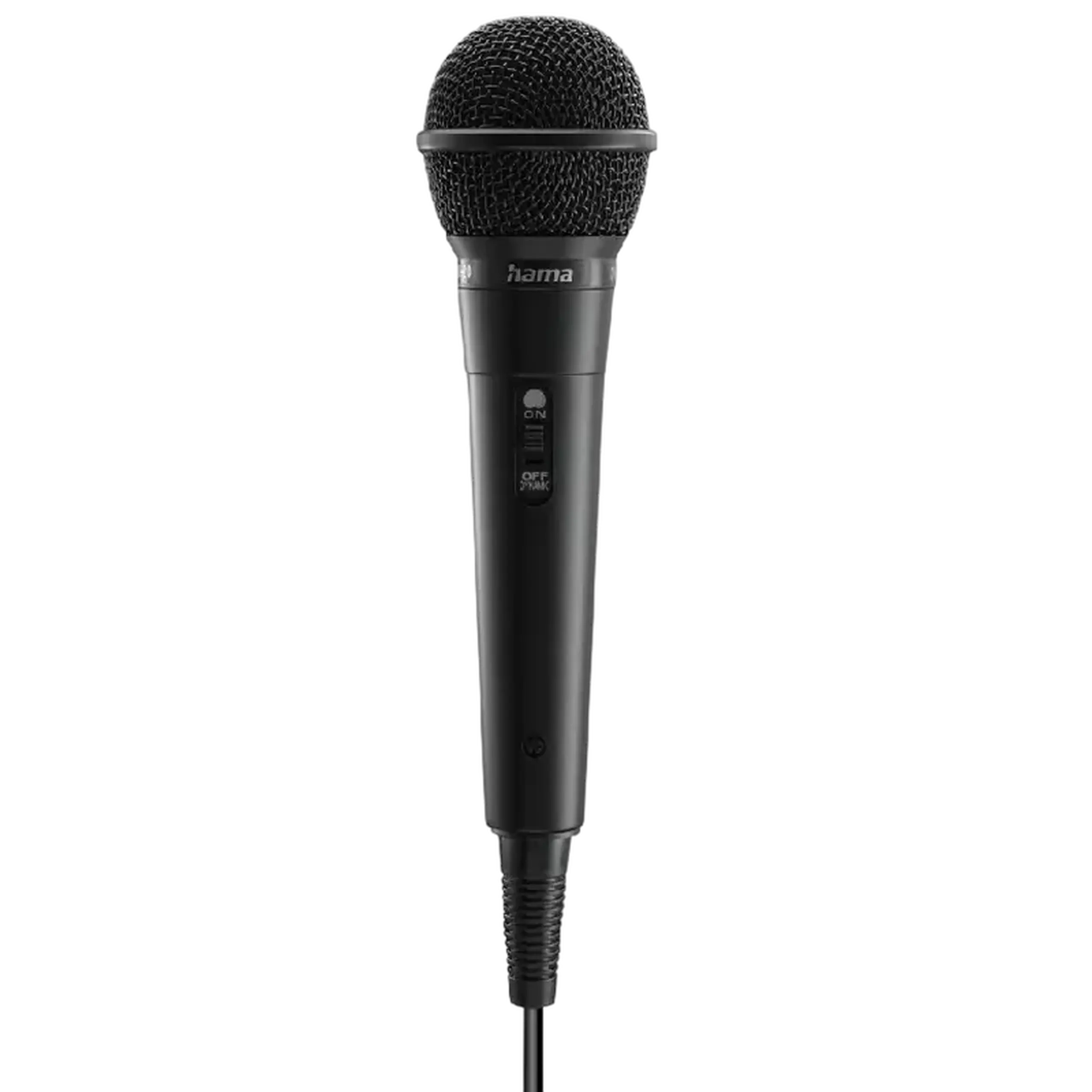 Microfon Karaoke HAMA 46020 DM-20, Cu fir, Negru