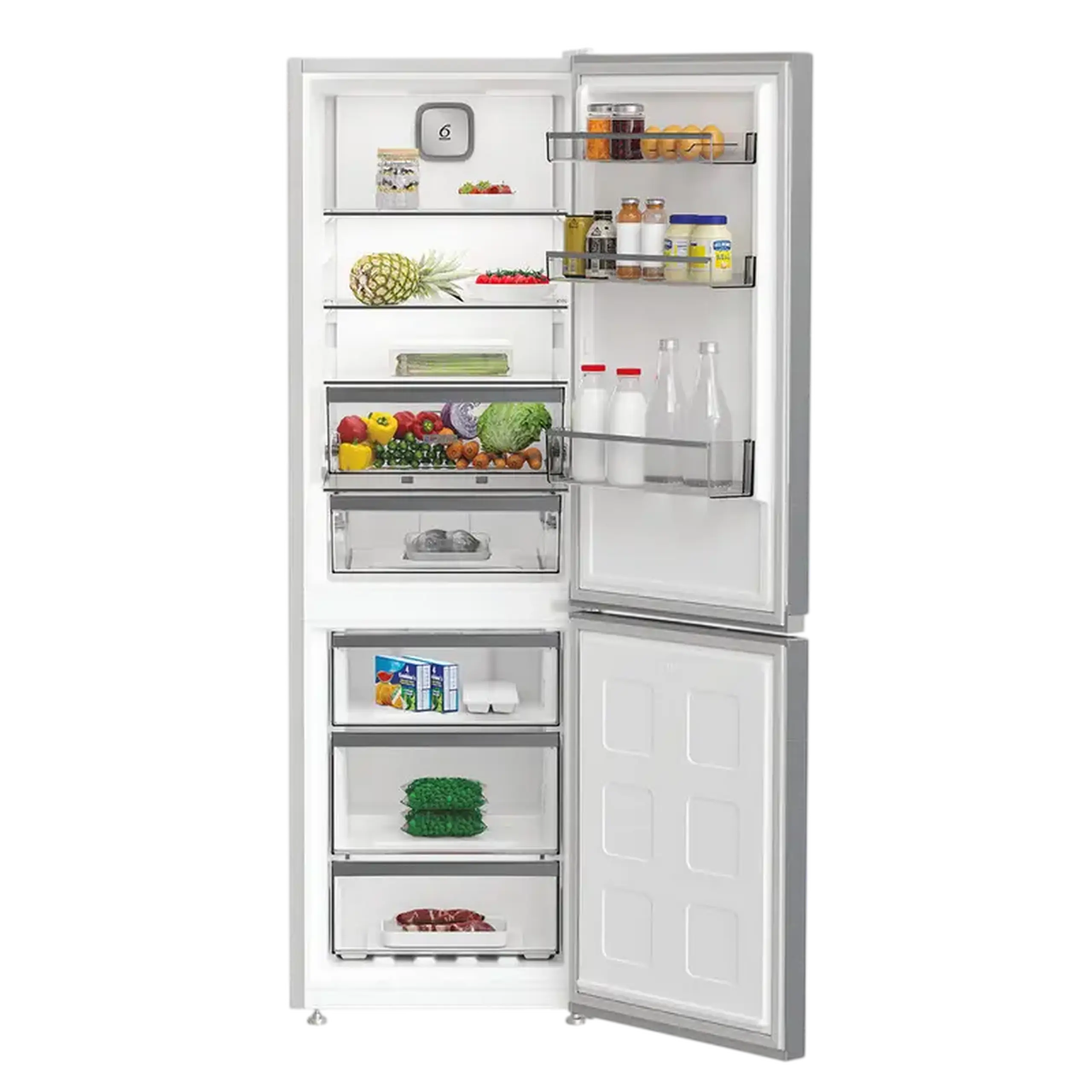 Frigider Whirlpool WHK 26362 XP4E, Argintiu