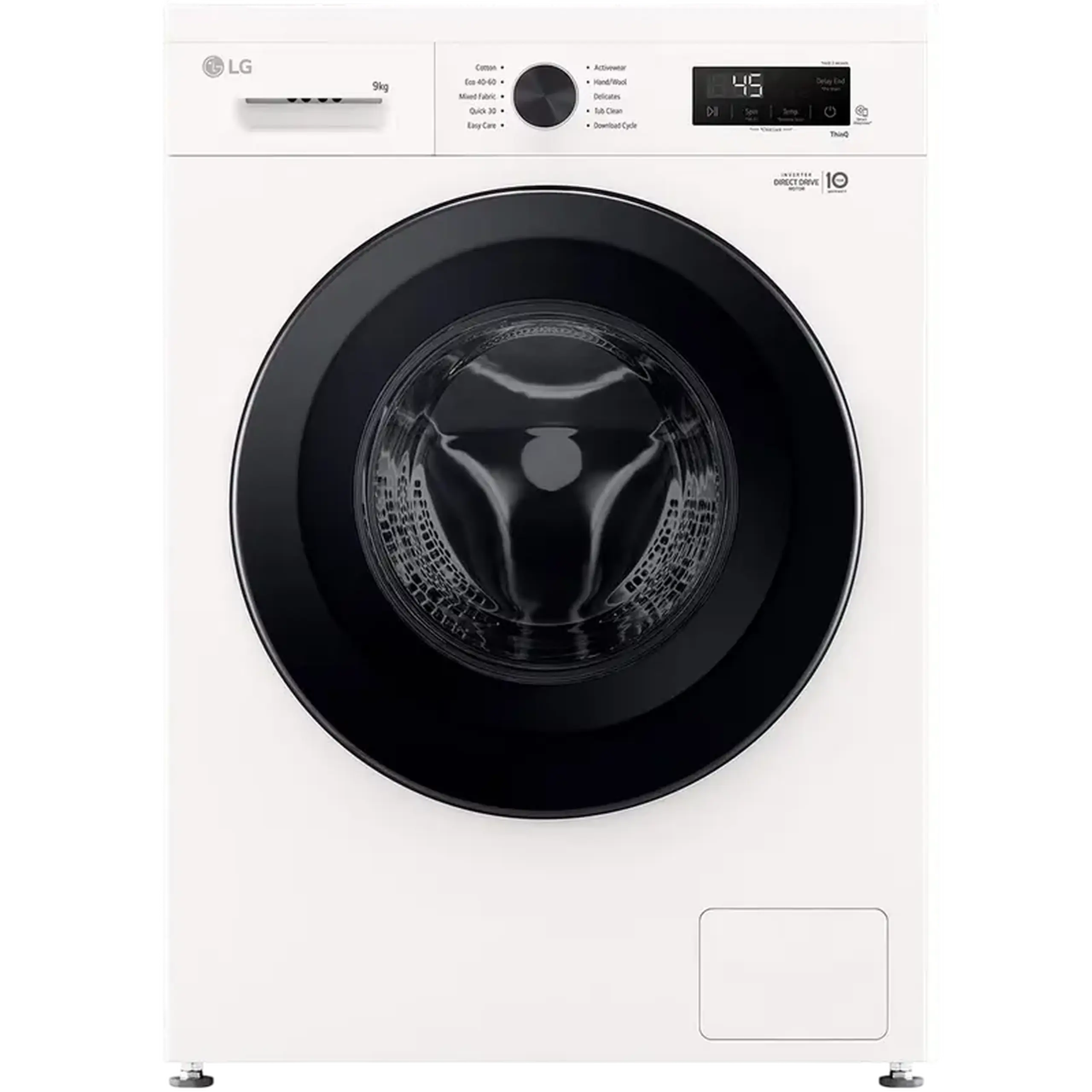 Mașină de spălat LG F4X1009NWK, 9kg, Alb