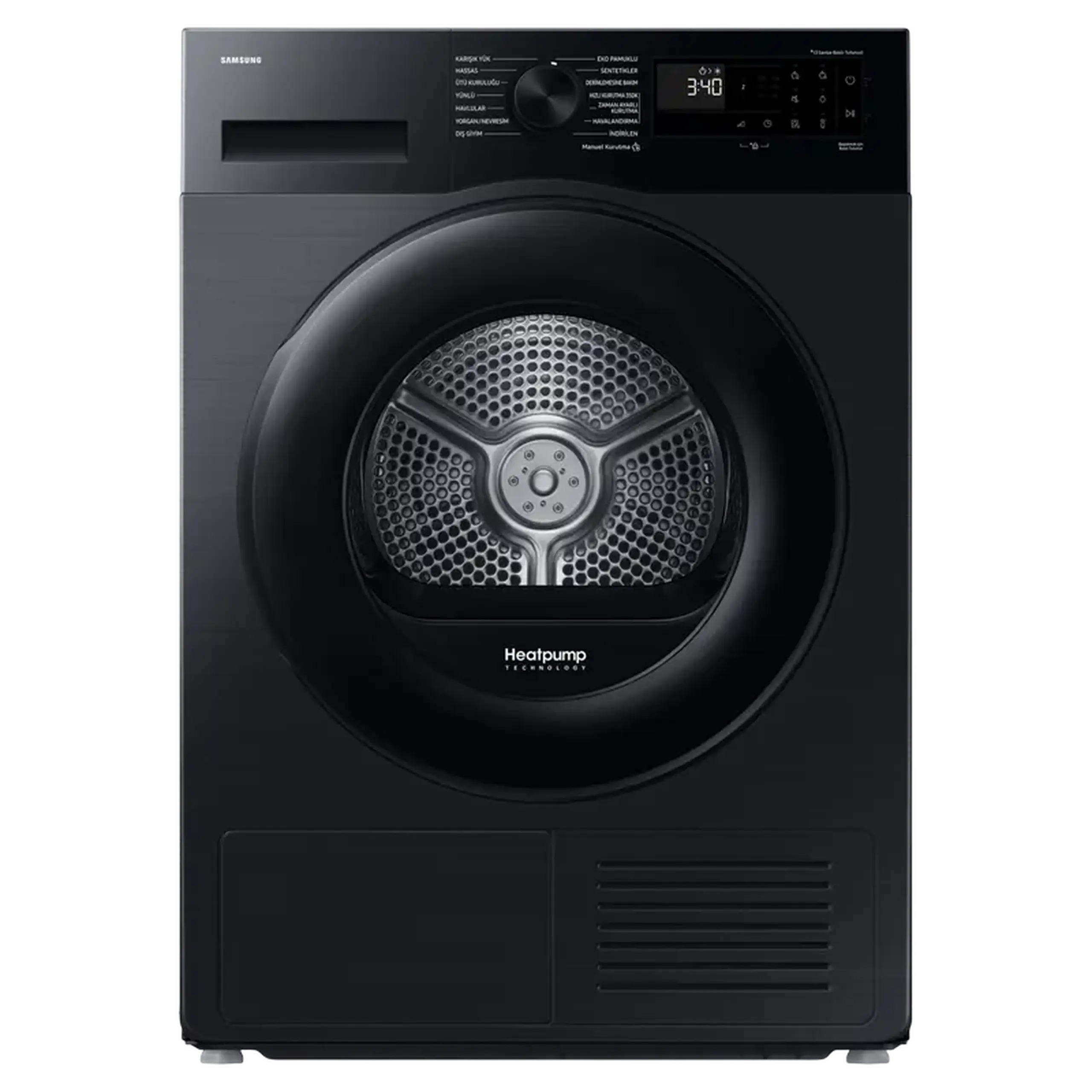 Uscător de rufe Samsung DV90DG52A0ABLE, 9kg, Negru