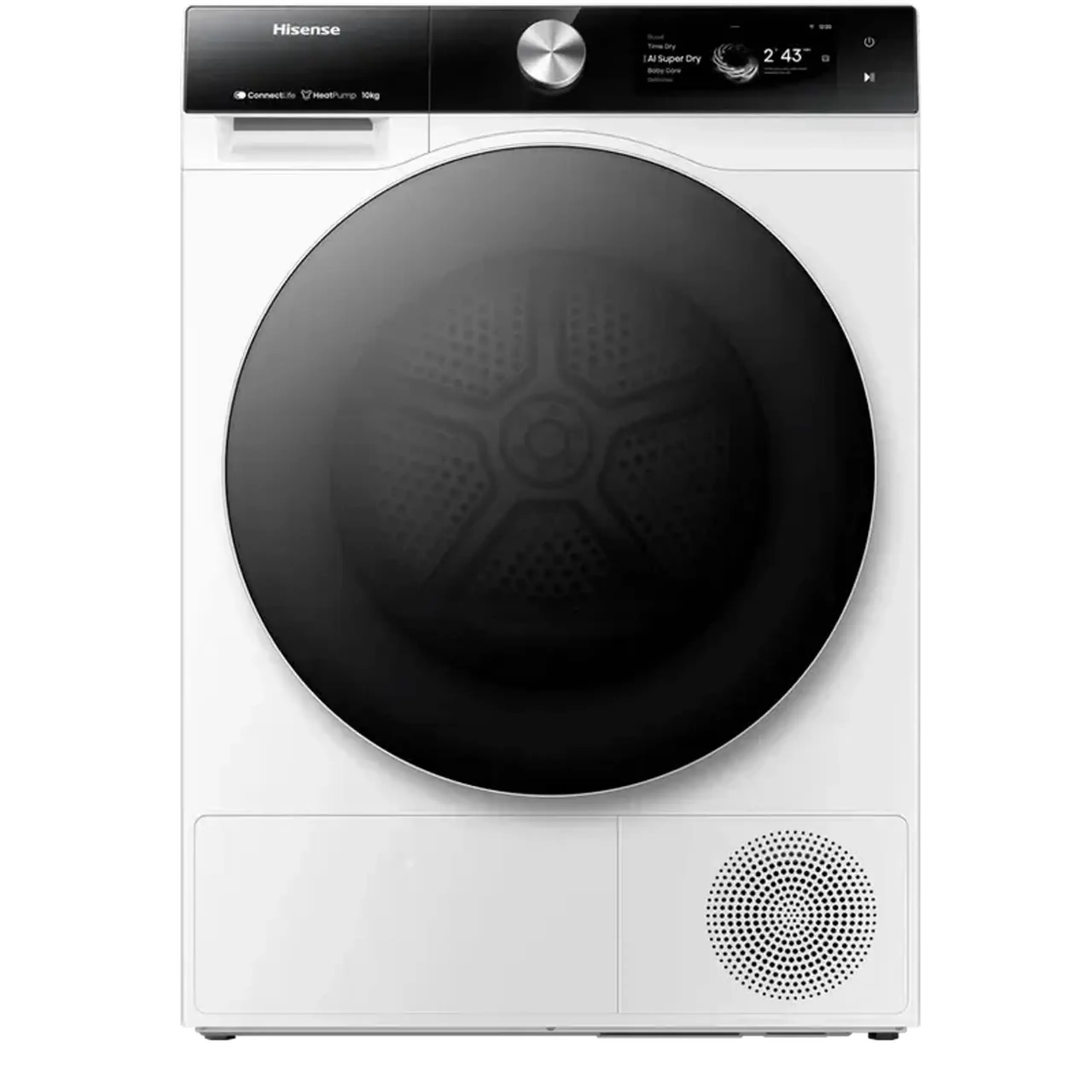 Uscător de rufe Hisense DH7S107BW, 10kg, Alb